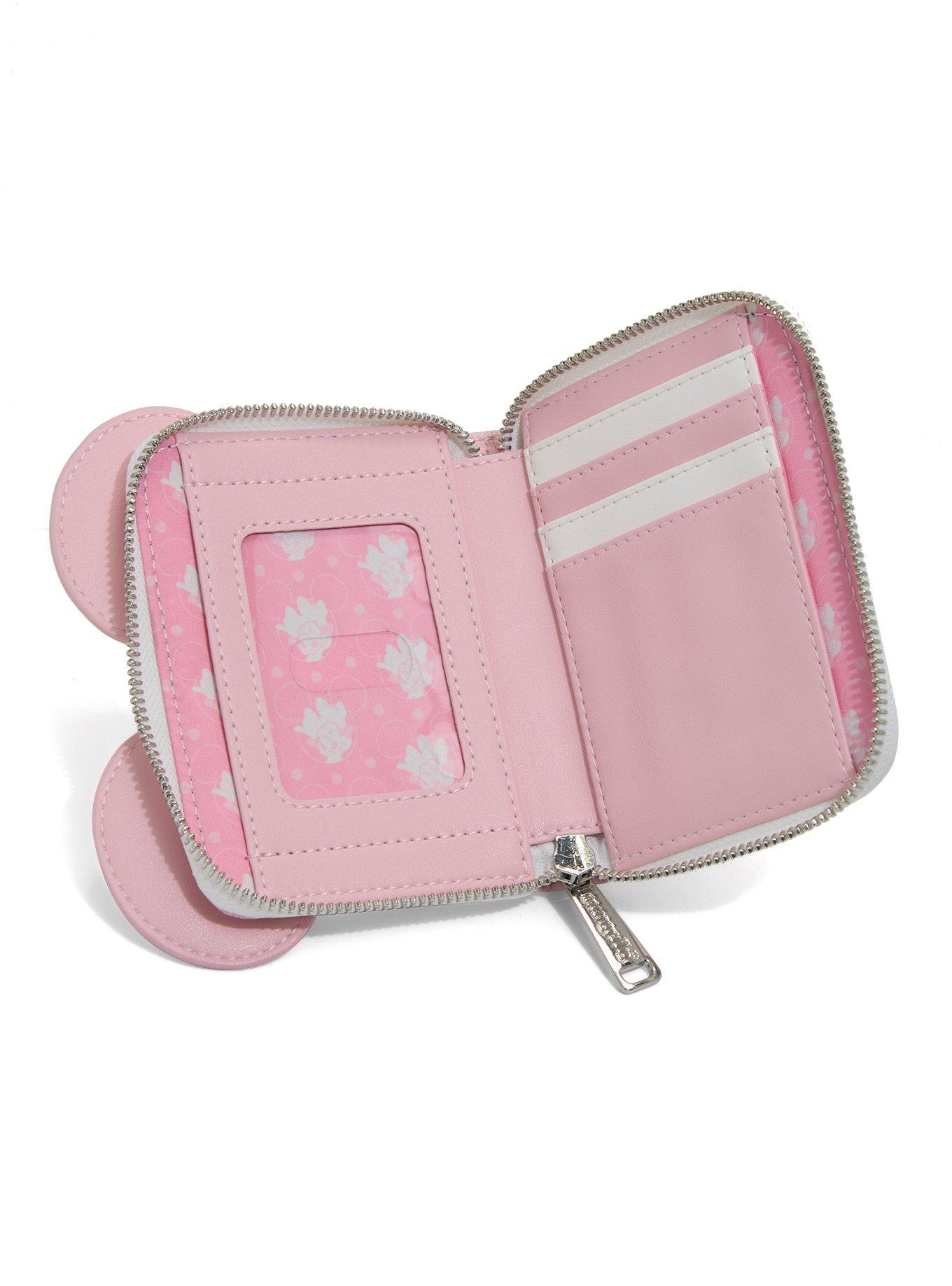 Loungefly Minnie Mouse Debossed Zip Wallet — BoxLunch Exclusive