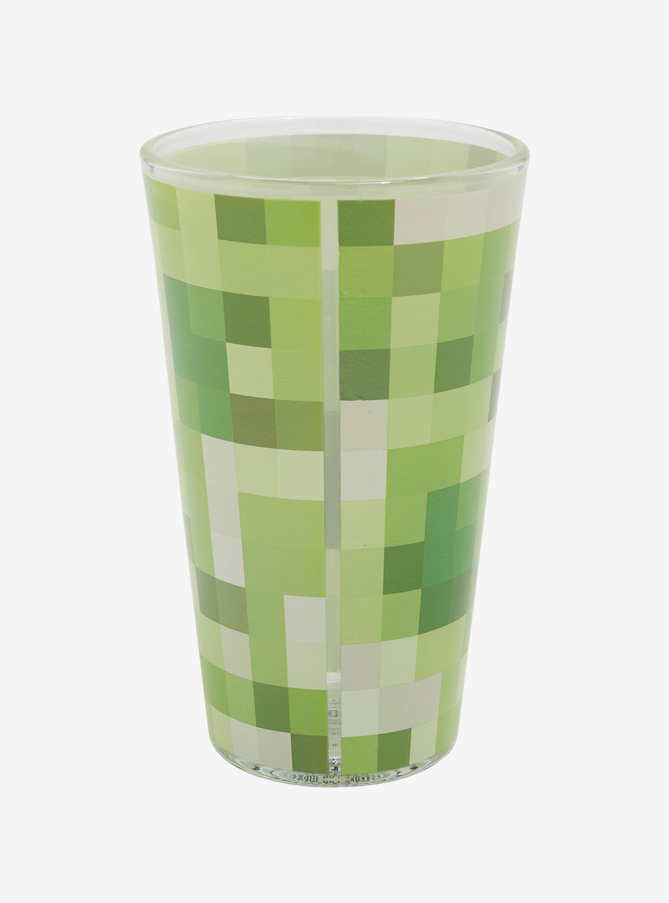 Minecraft Creeper Face Pint Glass, , alternate