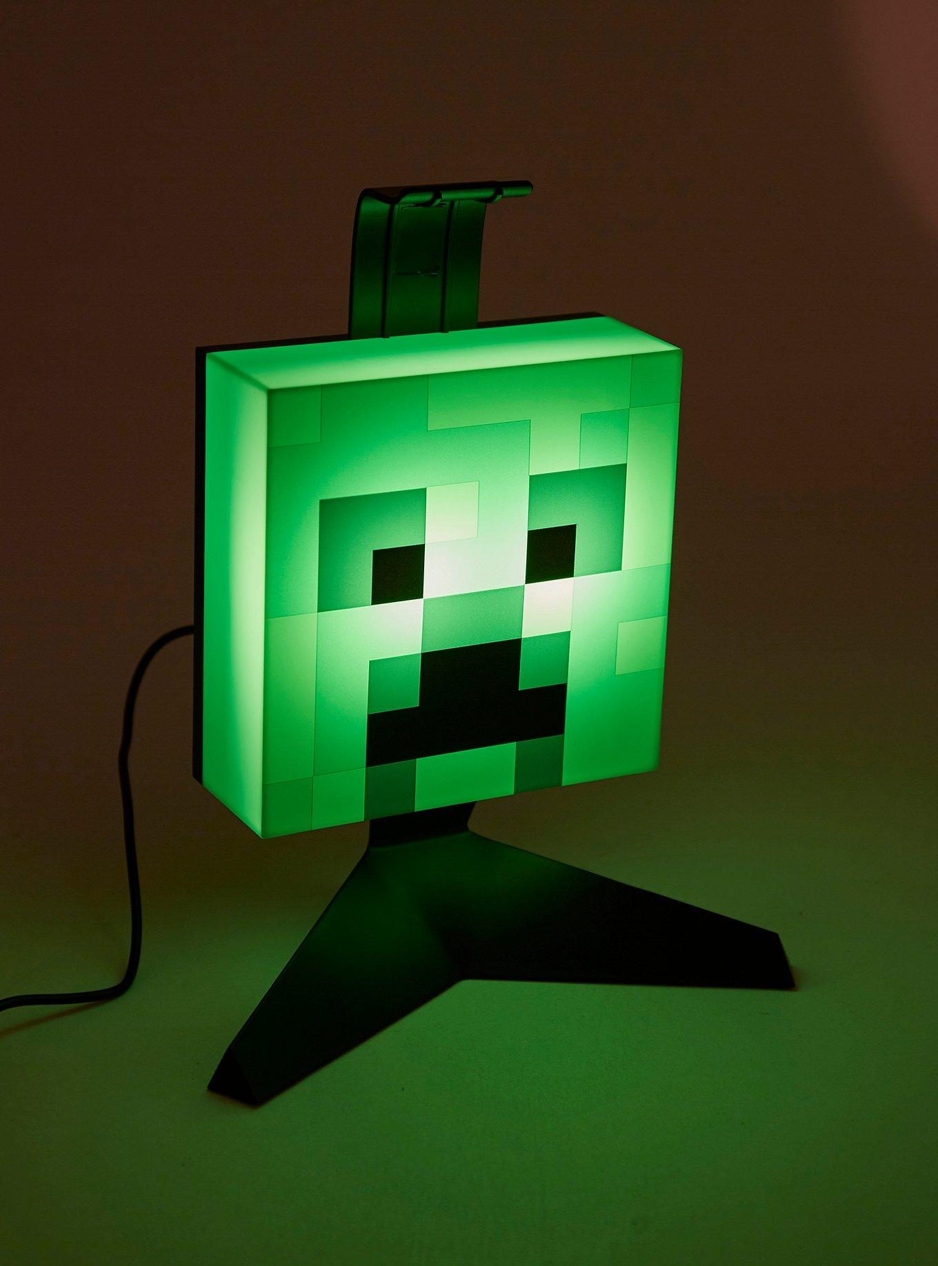 Minecraft Creeper Head Light & Headphones Stand, , alternate