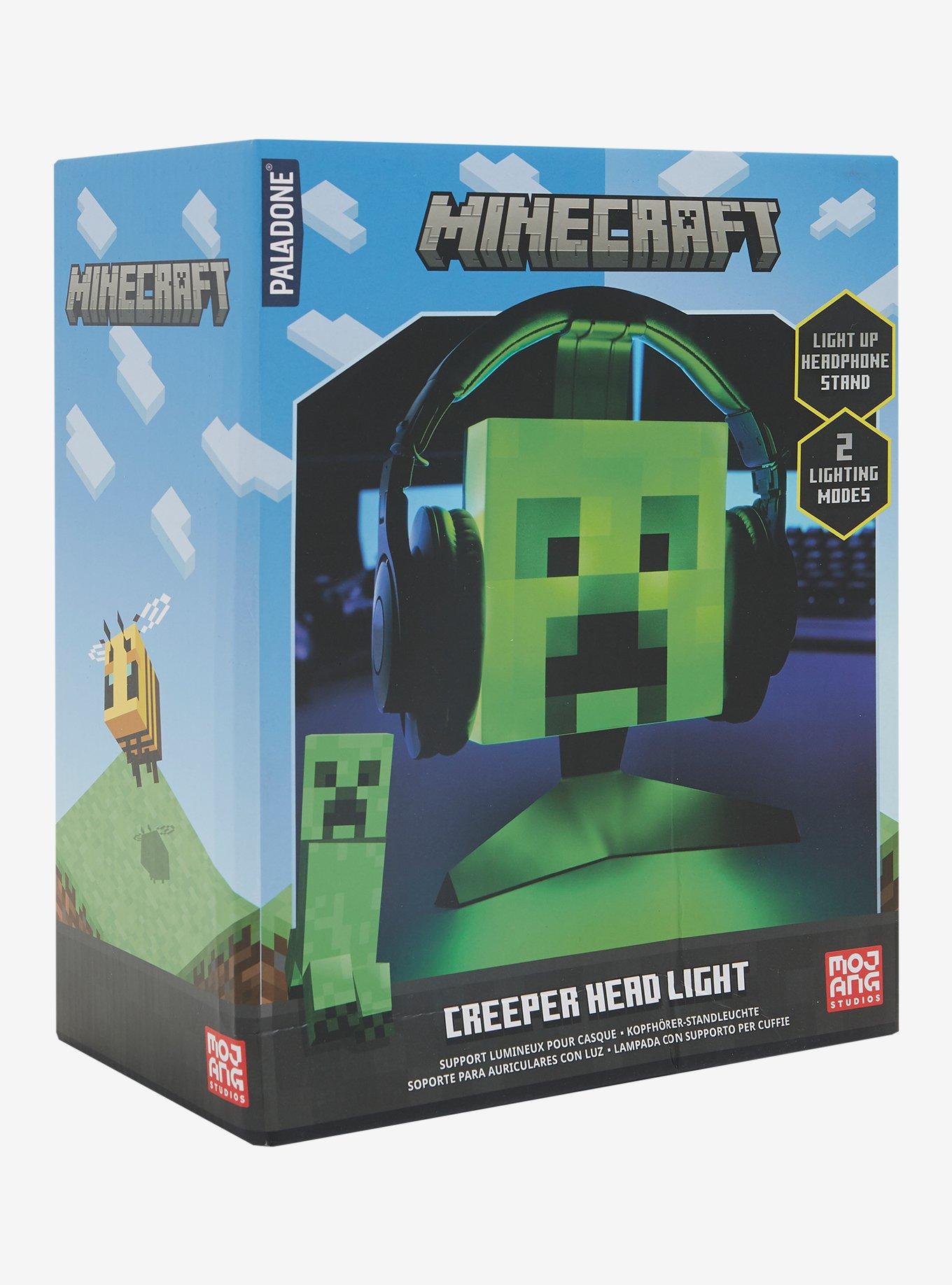 Minecraft Creeper Head Light & Headphones Stand, , alternate