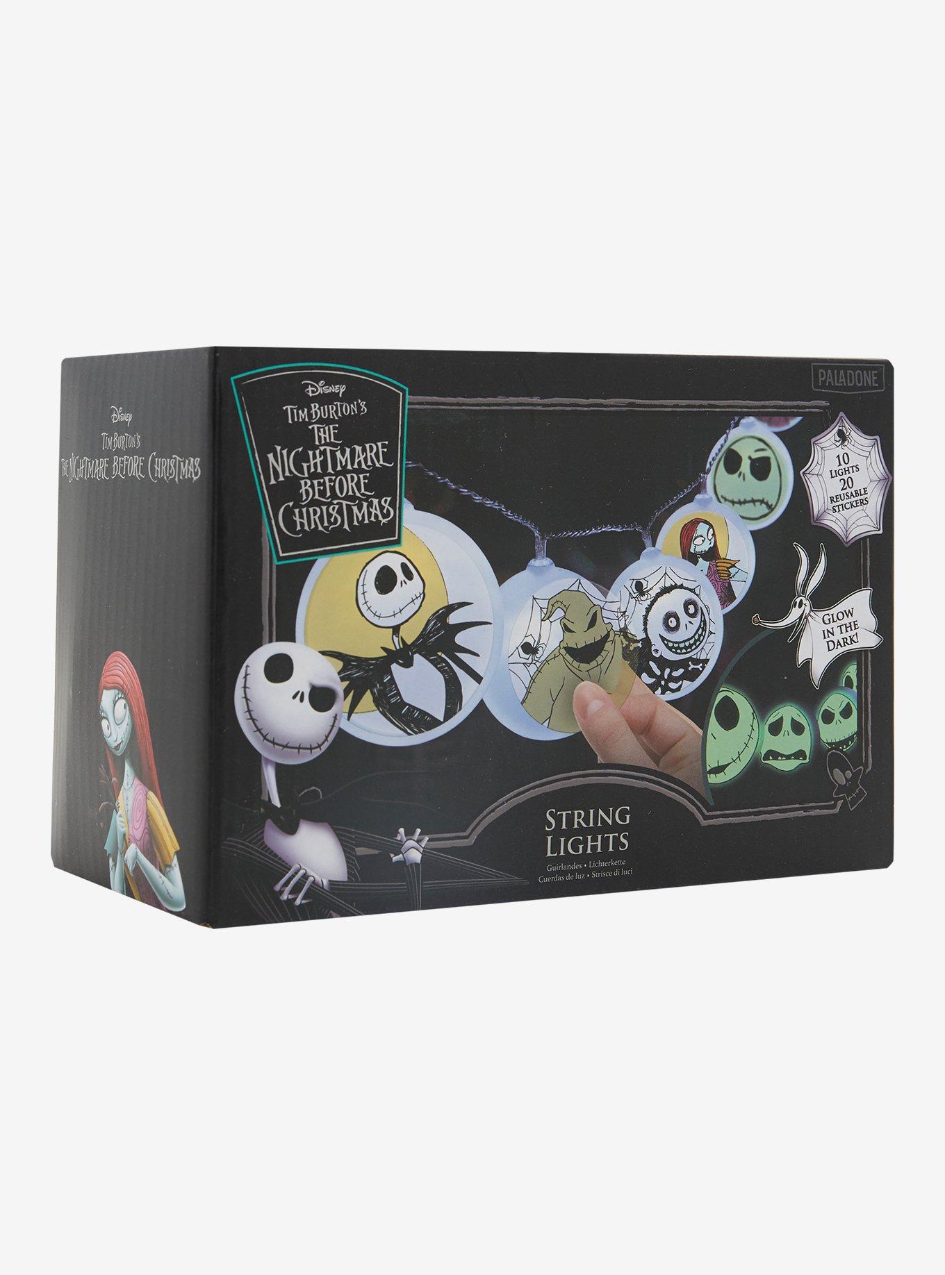 The Nightmare Before Christmas Sticker String Lights, , alternate