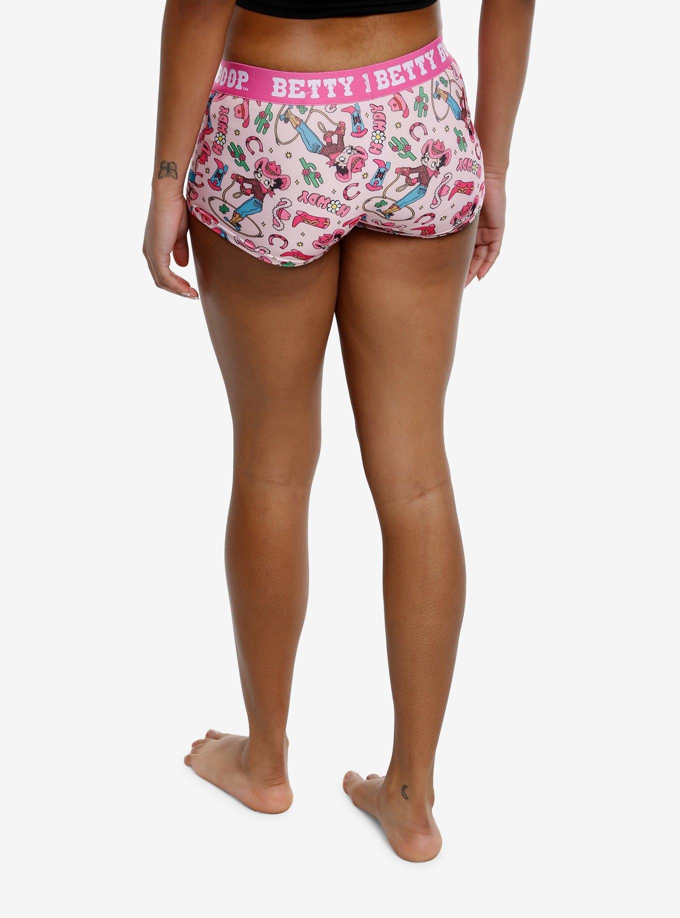 Betty Boop Cowgirl Boyshort Panty 2 Pack, MULTI, alternate