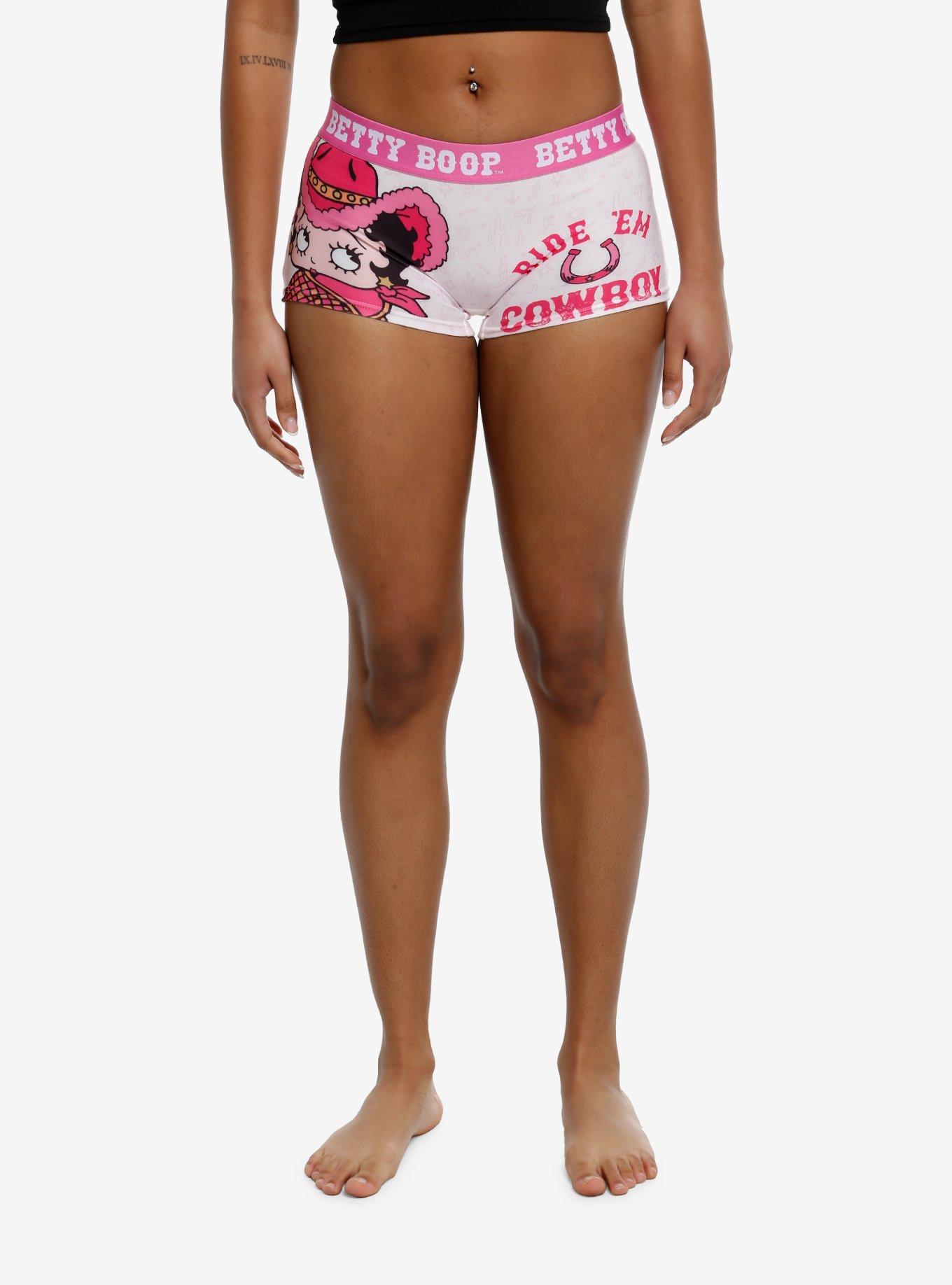 Betty Boop Cowgirl Boyshort Panty 2 Pack, MULTI, alternate
