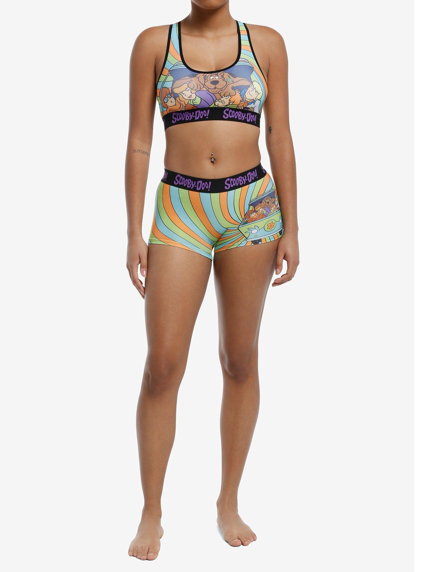 Scooby-Doo! Mystery Machine Bra & Boyshort Panty Set, MULTI, alternate