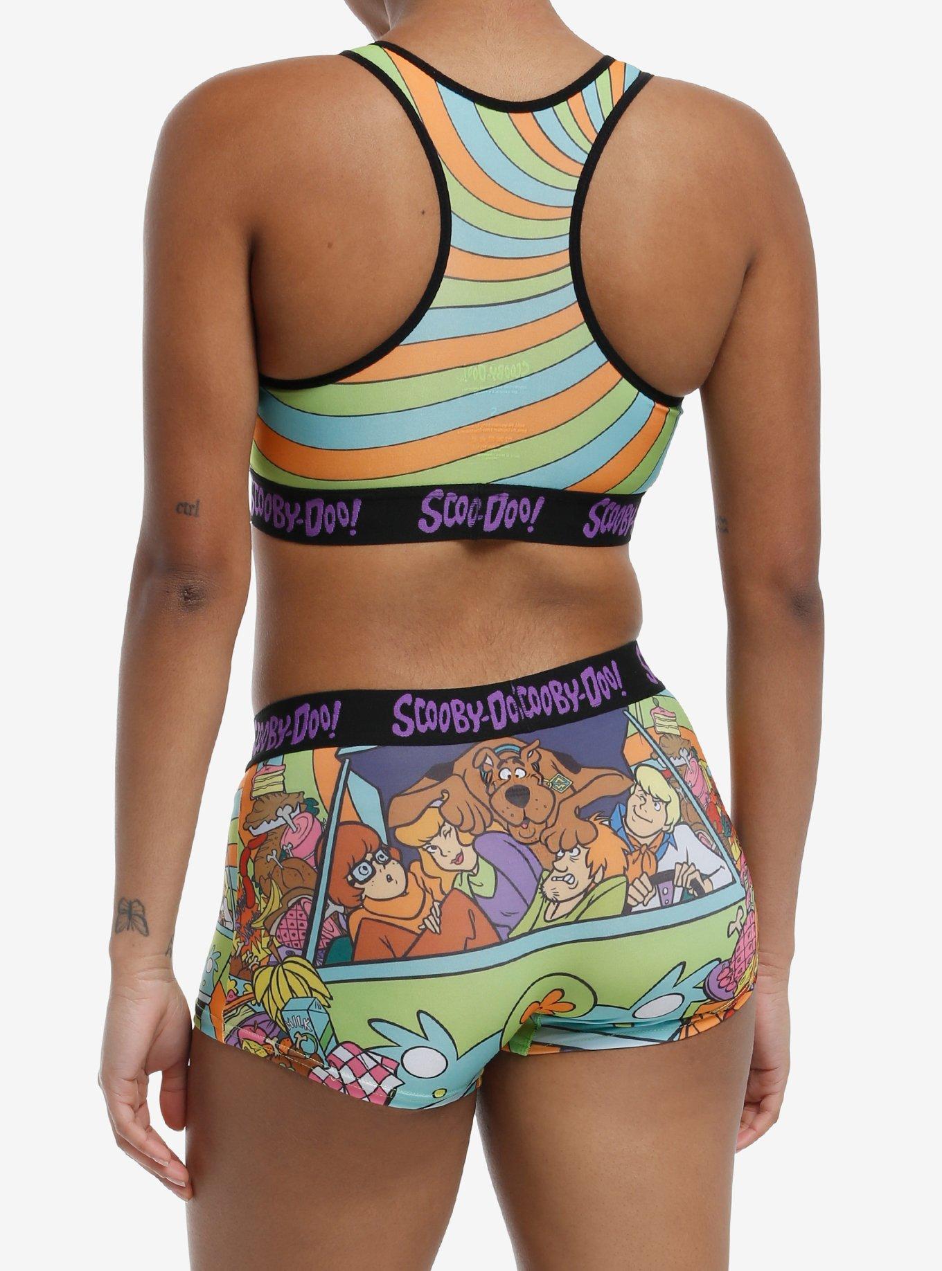 Scooby-Doo! Mystery Machine Bra & Boyshort Panty Set, MULTI, alternate