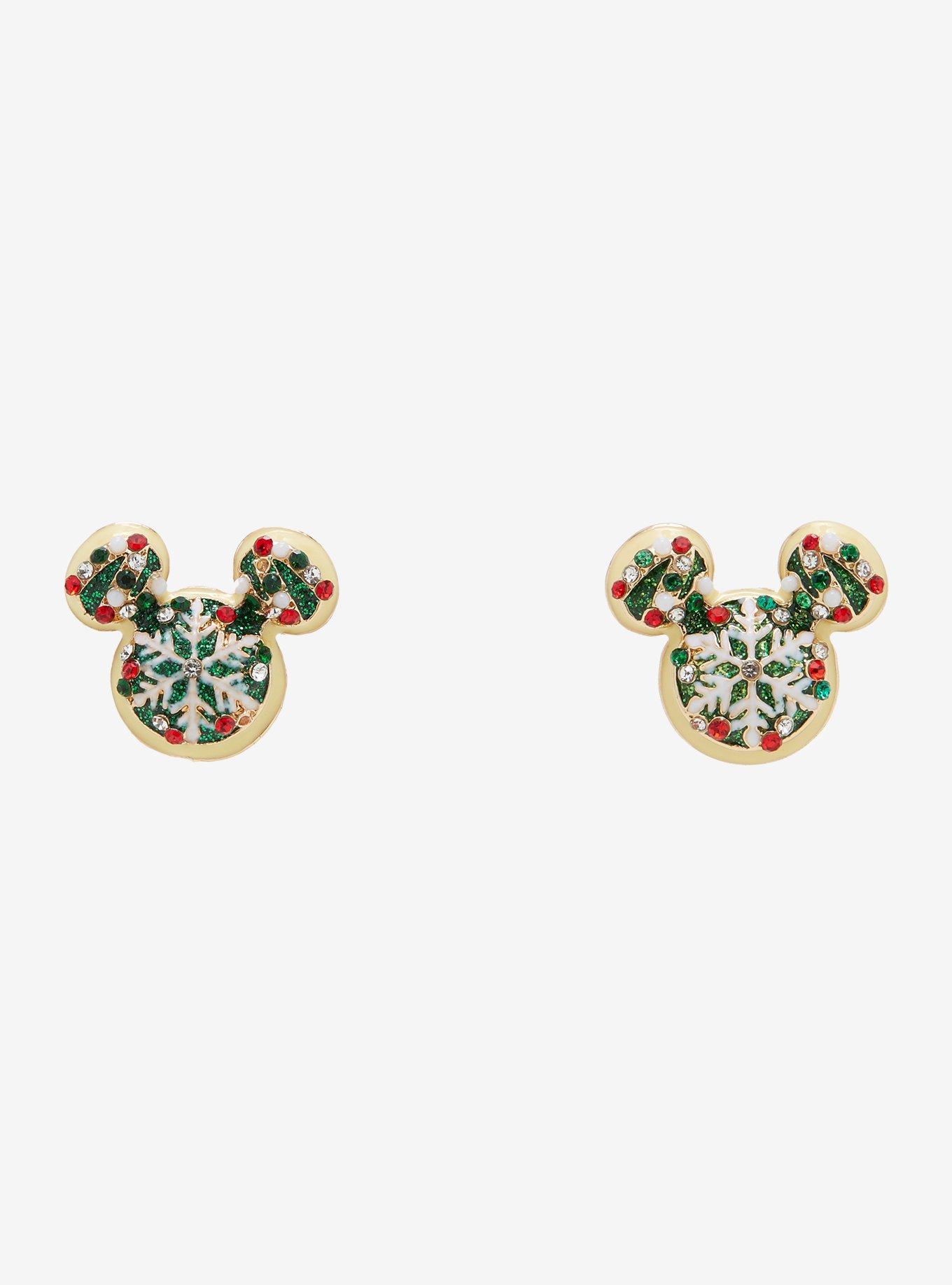 Baublebar Disney Mickey Mouse Snowflake Silhouette Earrings, , alternate