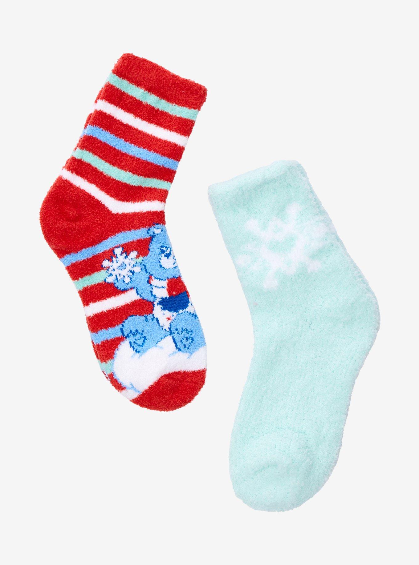 Care Bears Grumpy Bear Holiday Cozy Socks 2 Pair, , alternate