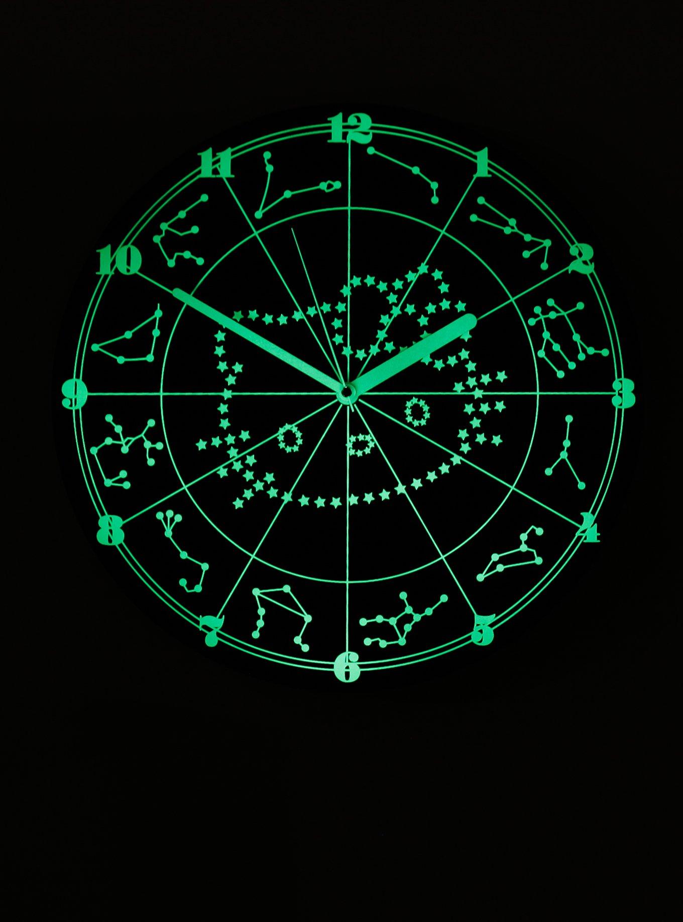 Hello Kitty Zodiac Glow-In-The-Dark Wall Clock, , alternate