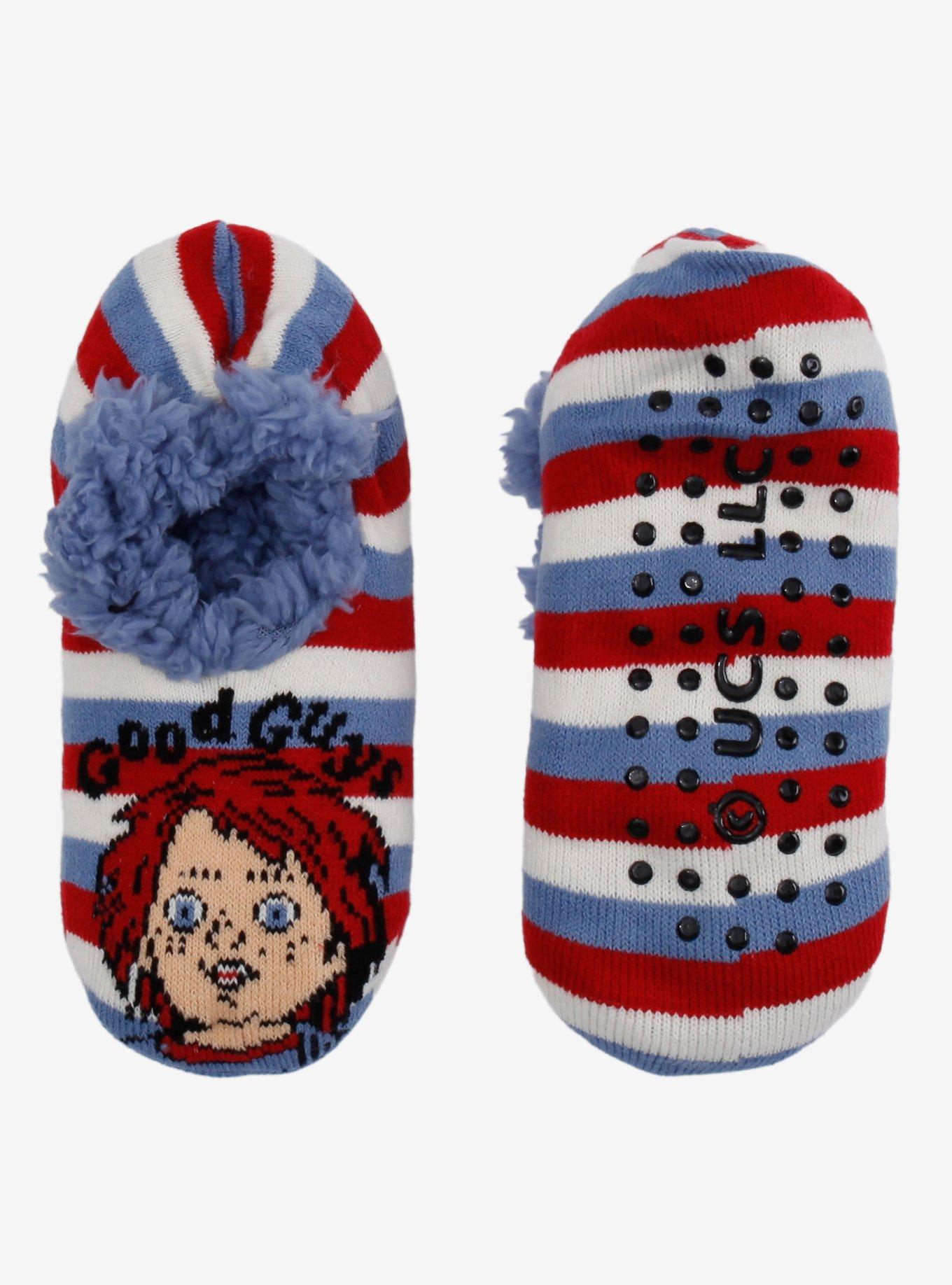 Chucky Stripe Cozy Slipper Socks, , hi-res