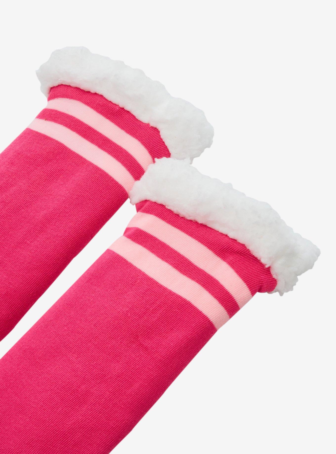 Barbie Pink Cozy Slipper Socks, , alternate