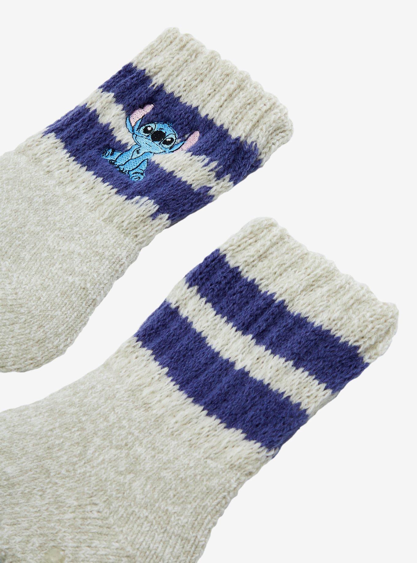 Disney Stitch Varsity Crew Socks, , hi-res