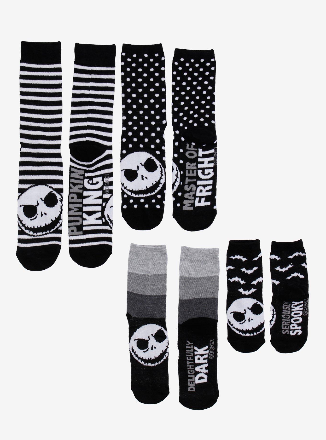 The Nightmare Before Christmas Jack Family Sock Set 4 Pair, , hi-res