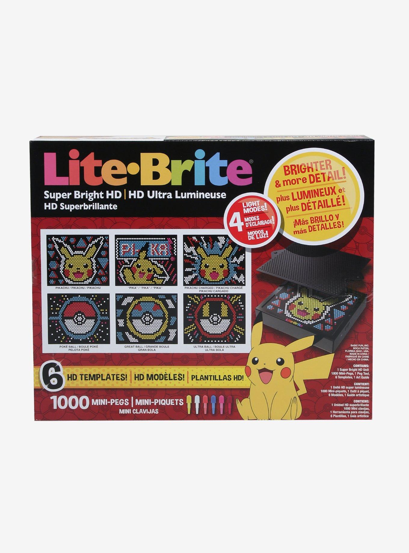 Lite Brite Pokemon Super Bright HD Edition, , hi-res