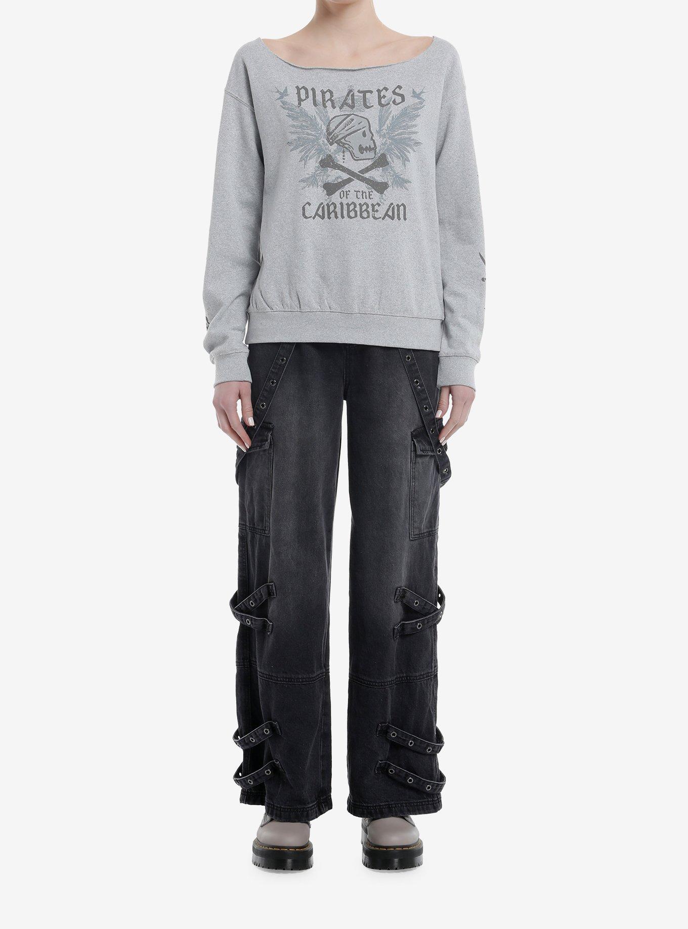 Disney Pirates Of The Caribbean Icons Boatneck Girls Sweatshirt, , hi-res
