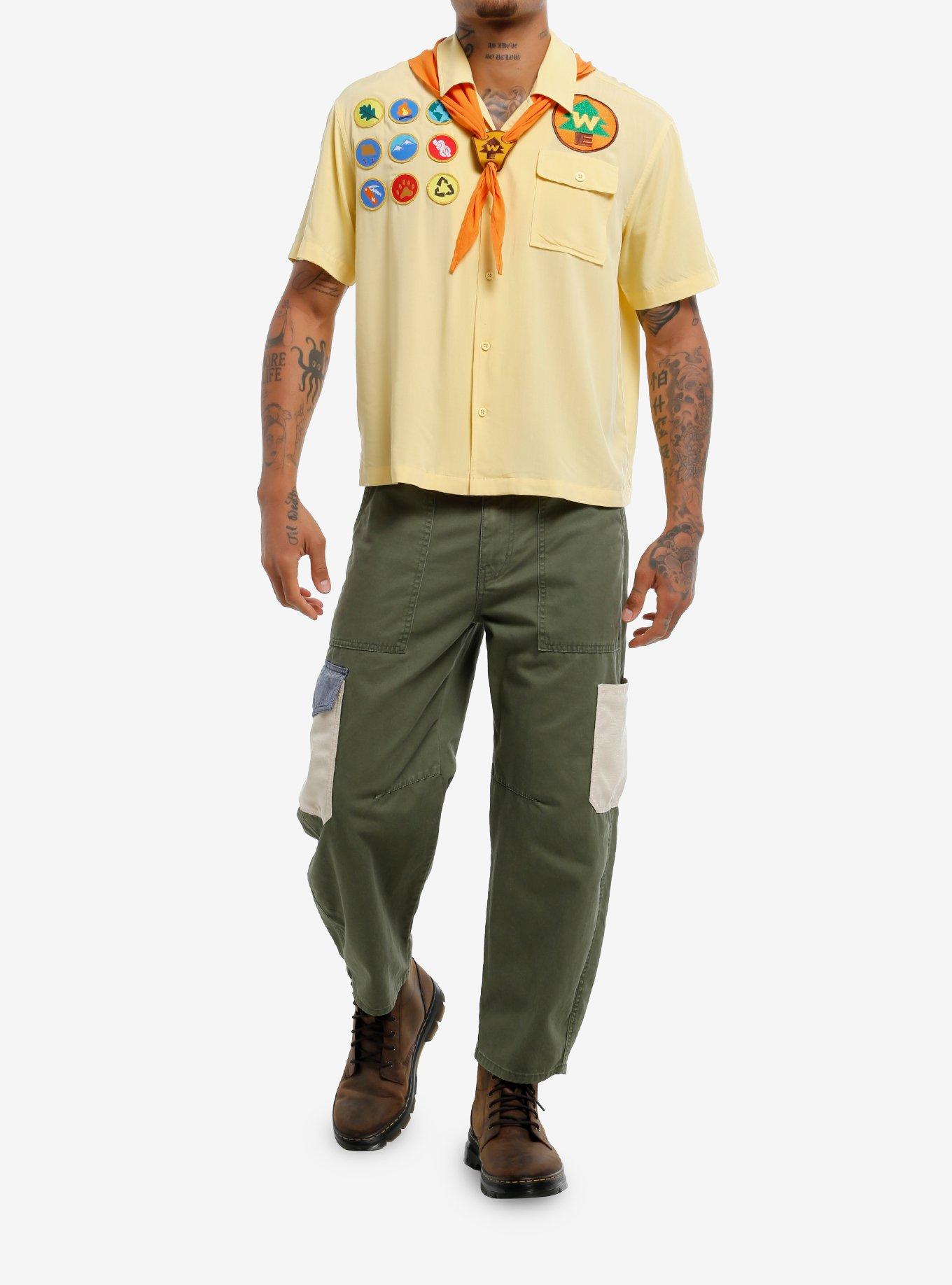 Our Universe Disney Pixar Up Russell Camp Woven Button-Up