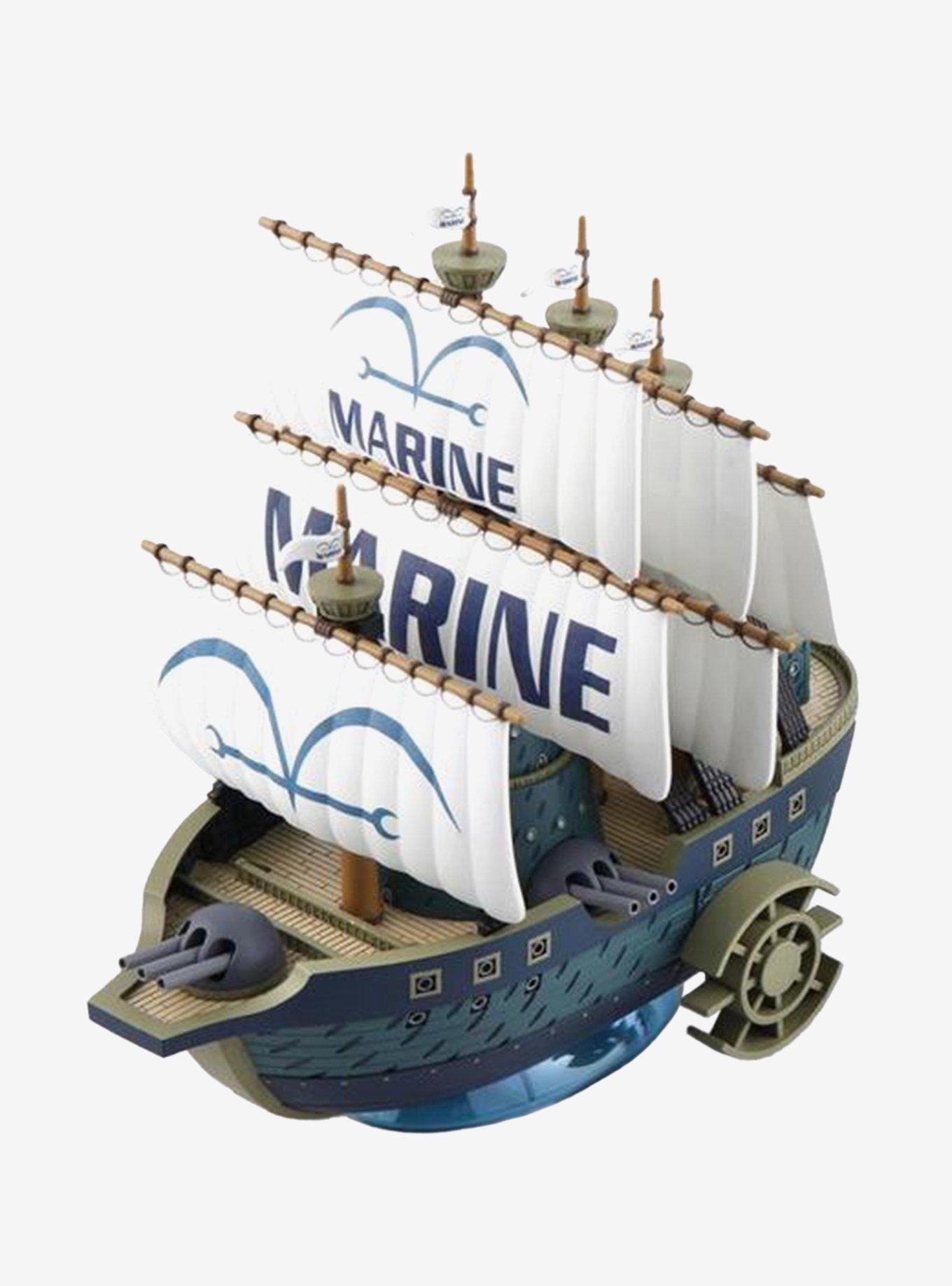 Bandai One Piece Marine Ship Model Kit, , hi-res