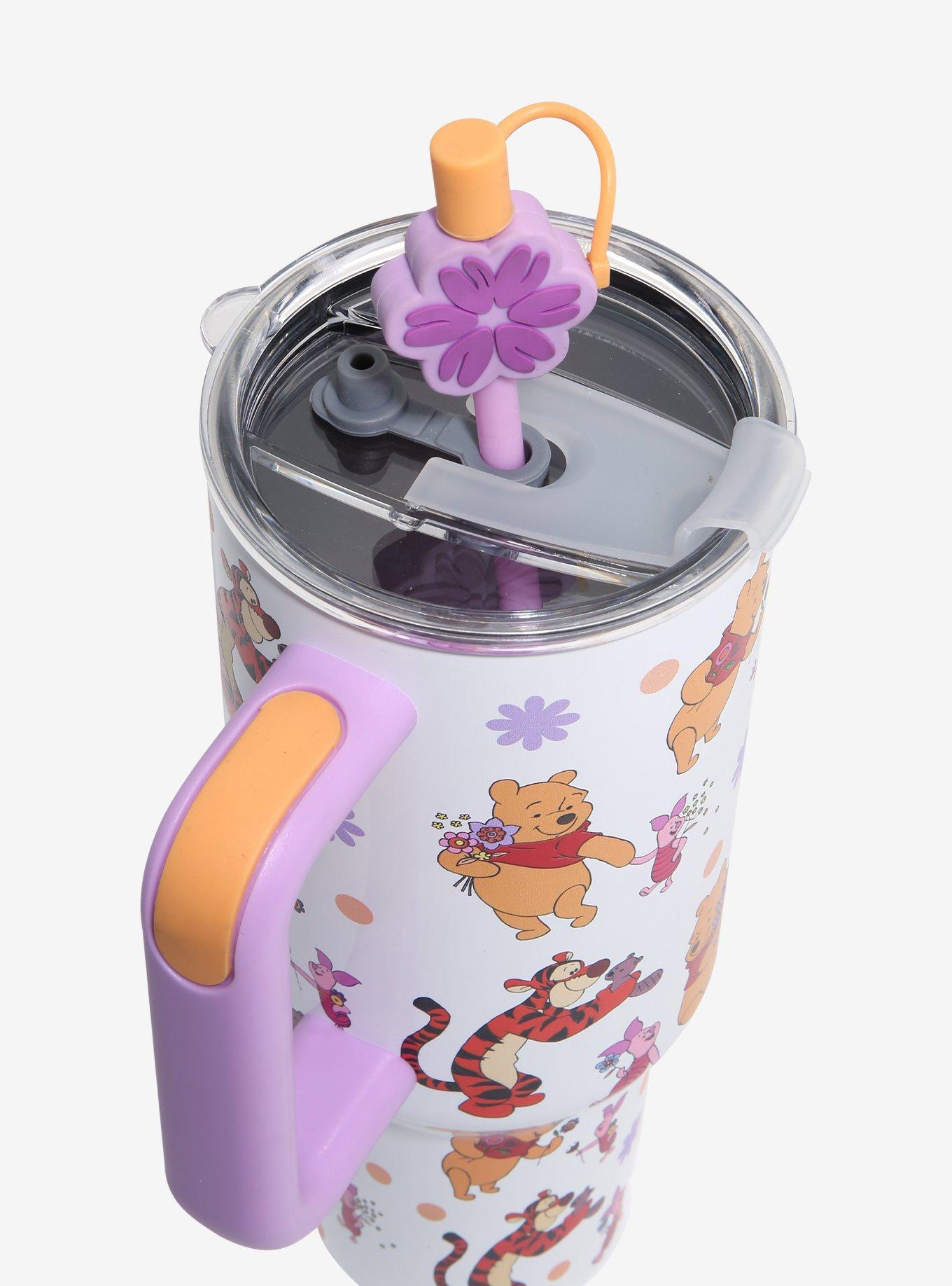 Disney Winnie The Pooh Friends Floral Stainless Steel Travel Cup, , alternate