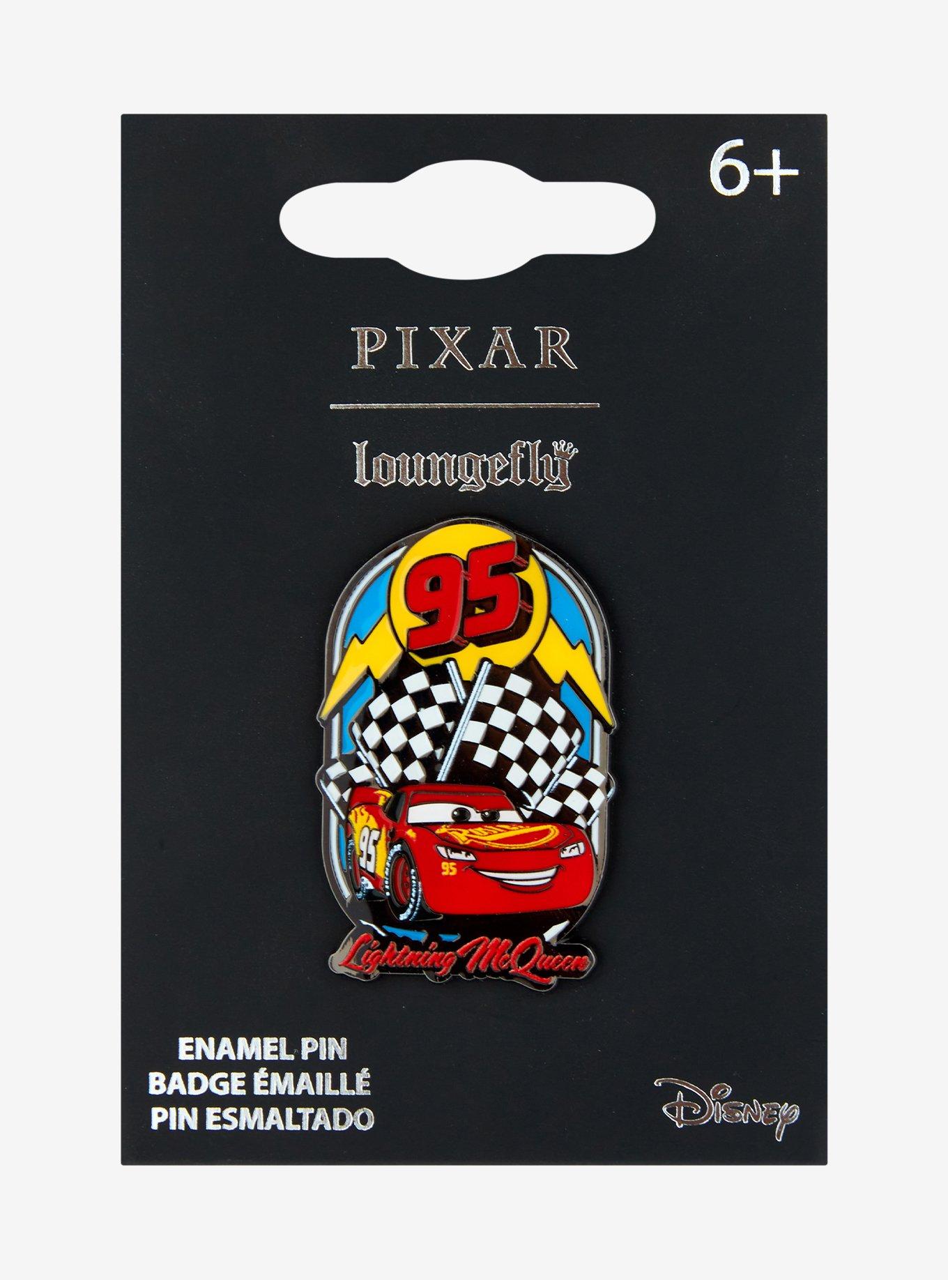 Loungefly Disney Pixar Lightning McQueen Enamel Pin, , hi-res