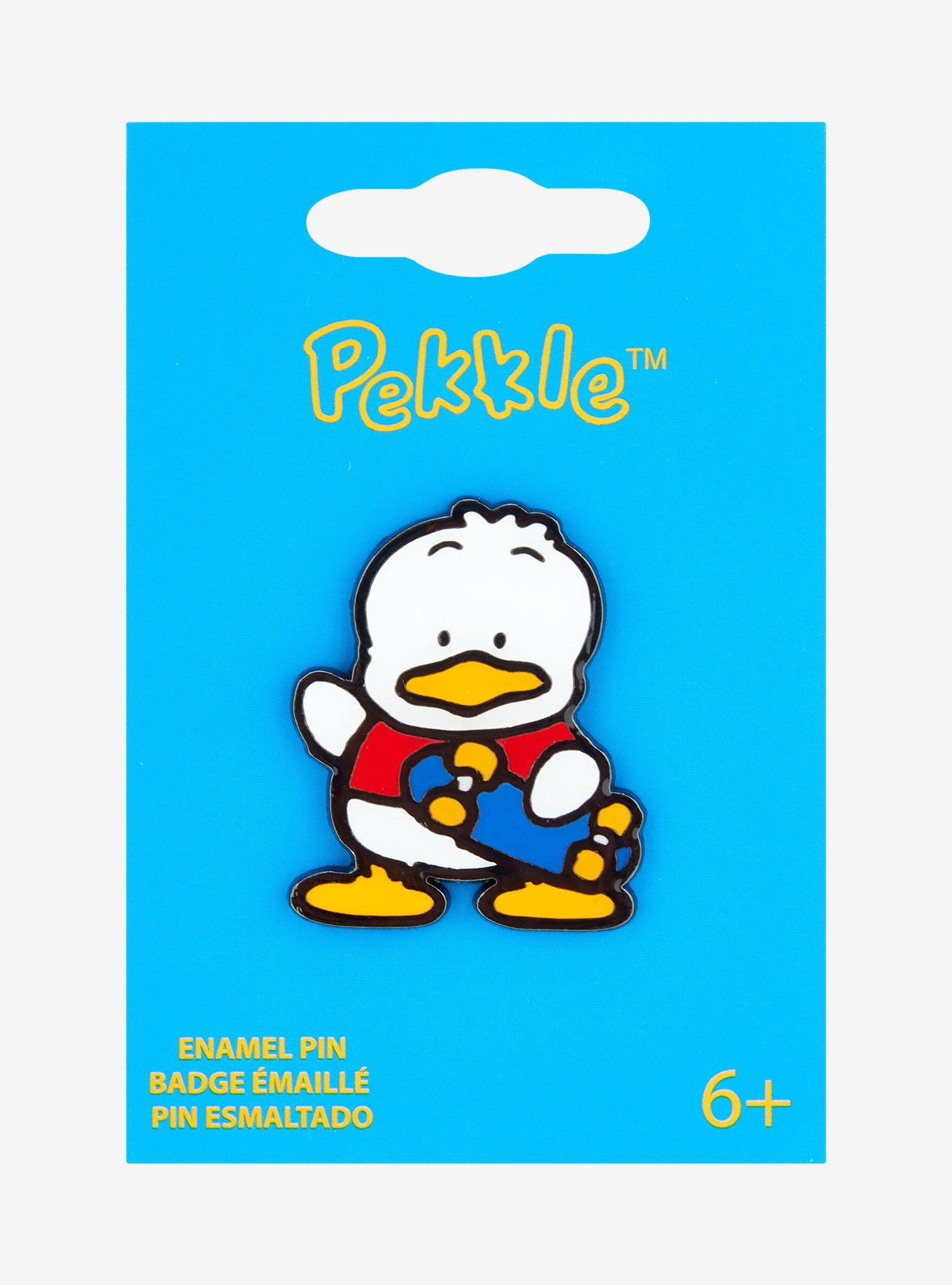 Pekkle Skateboard Enamel Pin, , hi-res