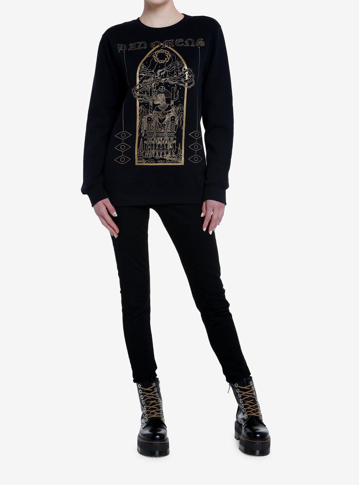 Bad Omens Haunted King Girls Sweatshirt, , hi-res