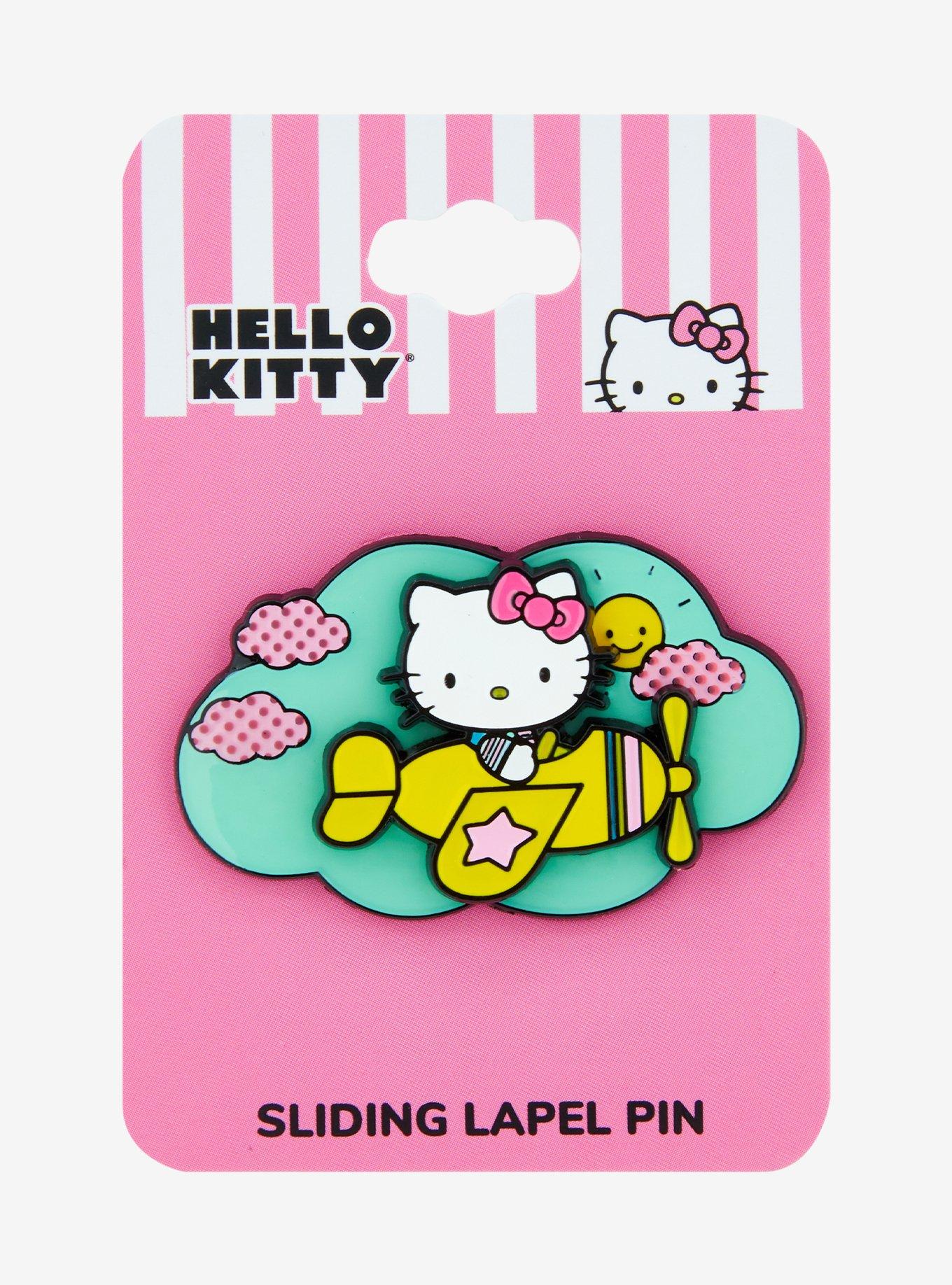 Hello Kitty Plane Slider Enamel Pin, , alternate