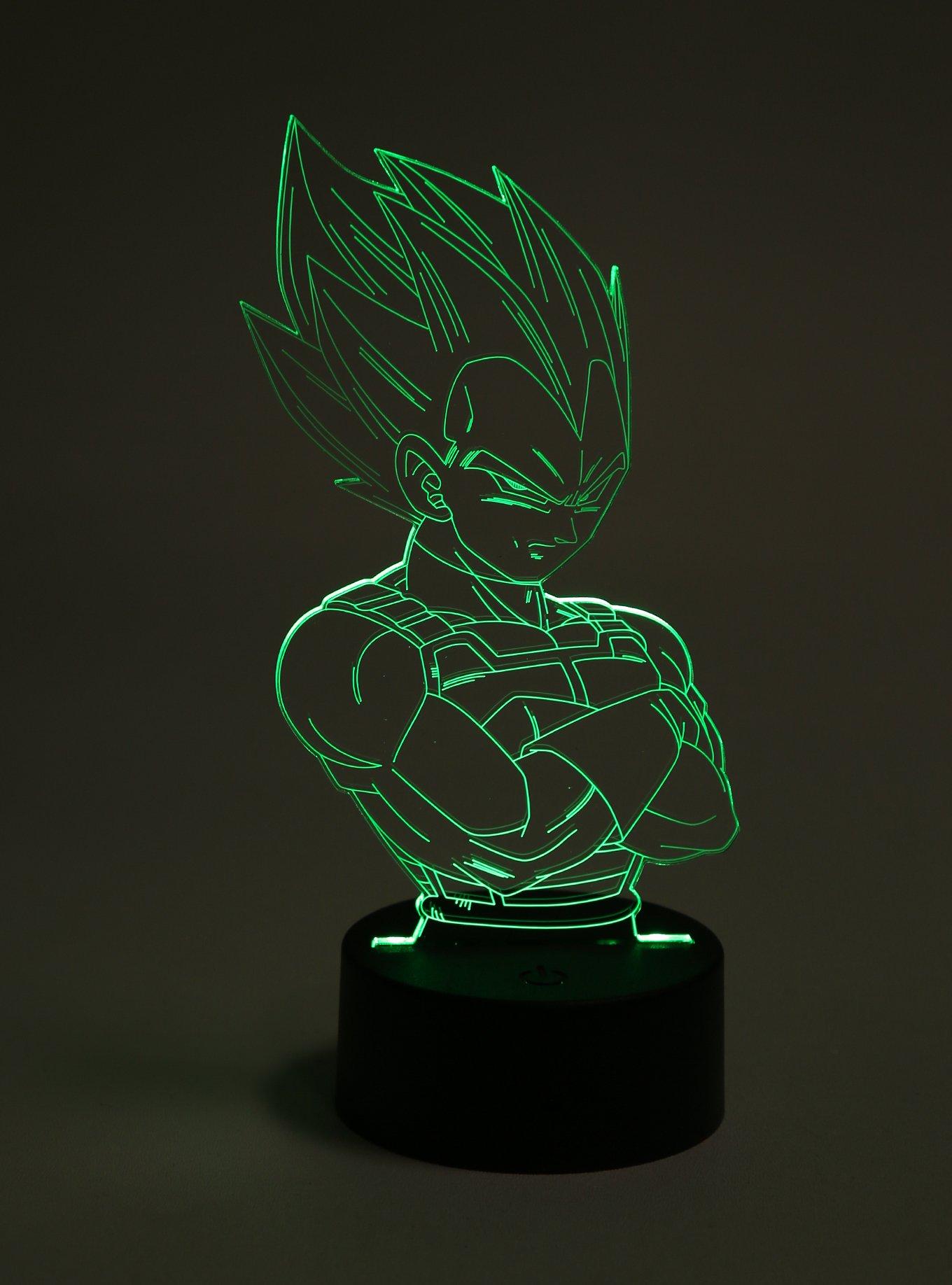 Otaku Lamps Dragon Ball Super Vegeta Acrylic Lamp, , alternate