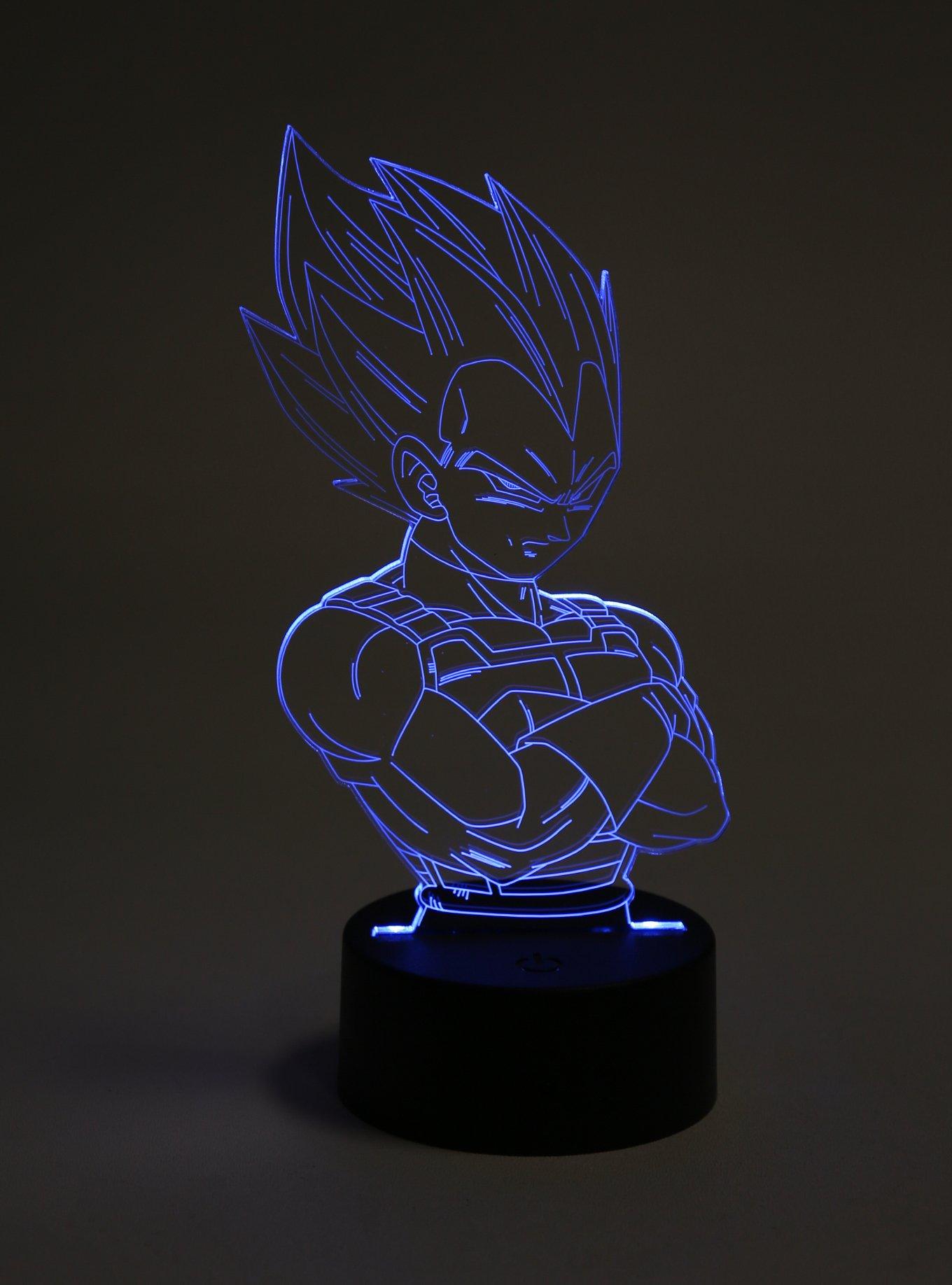 Otaku Lamps Dragon Ball Super Vegeta Acrylic Lamp, , alternate