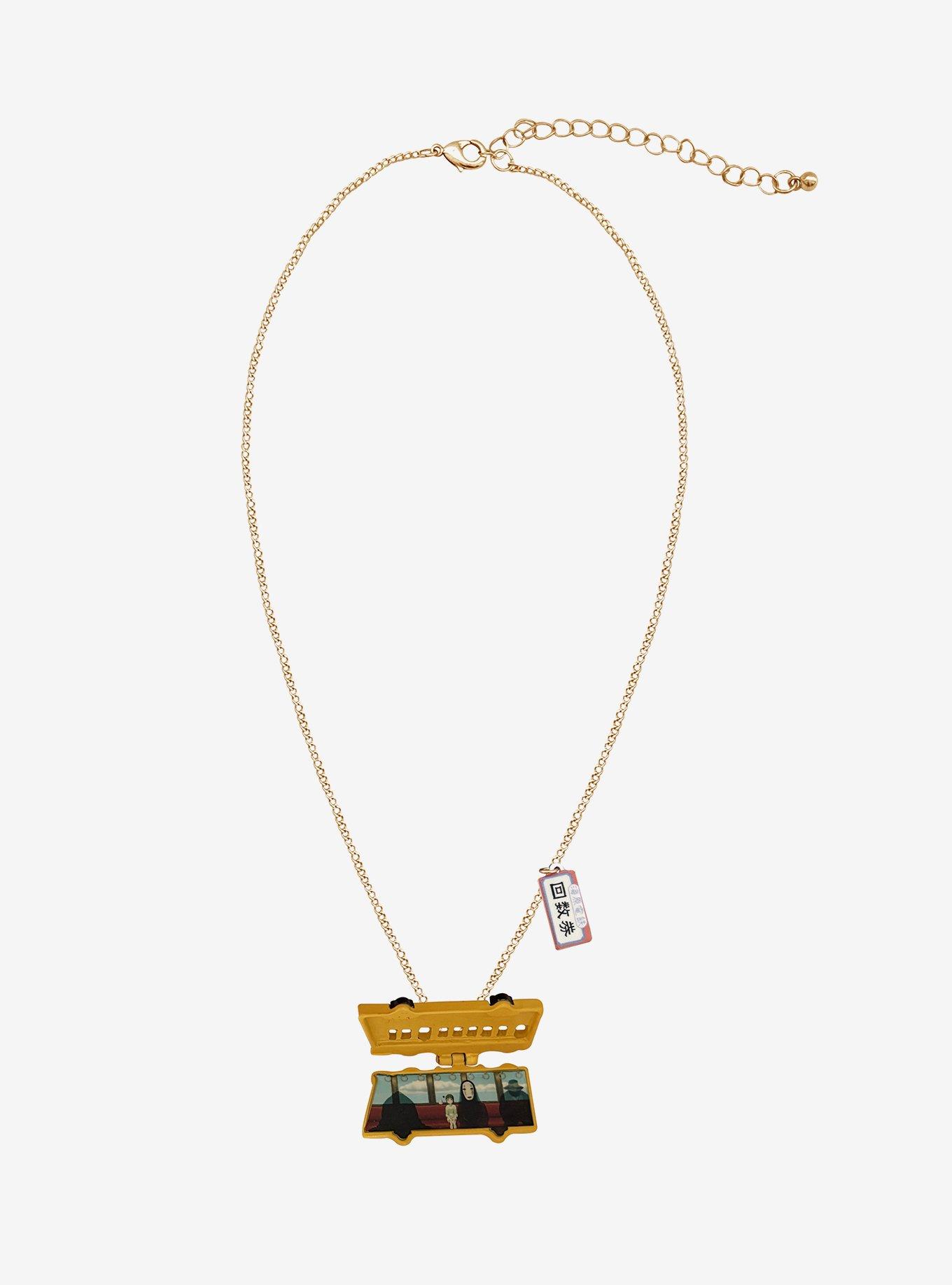 Studio Ghibli® Spirited Away Train Locket Necklace, , alternate