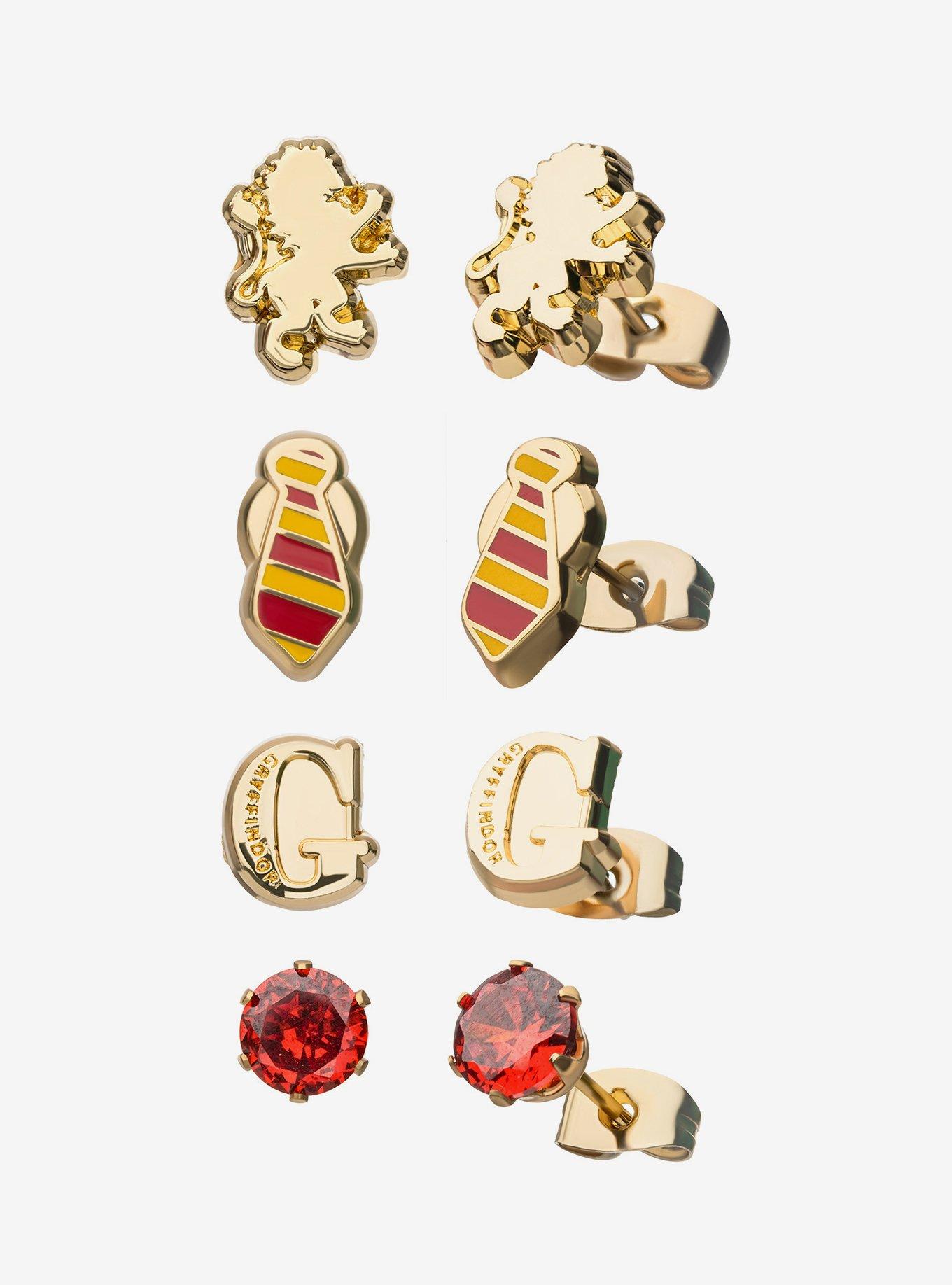 Harry Potter Gryffindor Icon Earring Set, , alternate