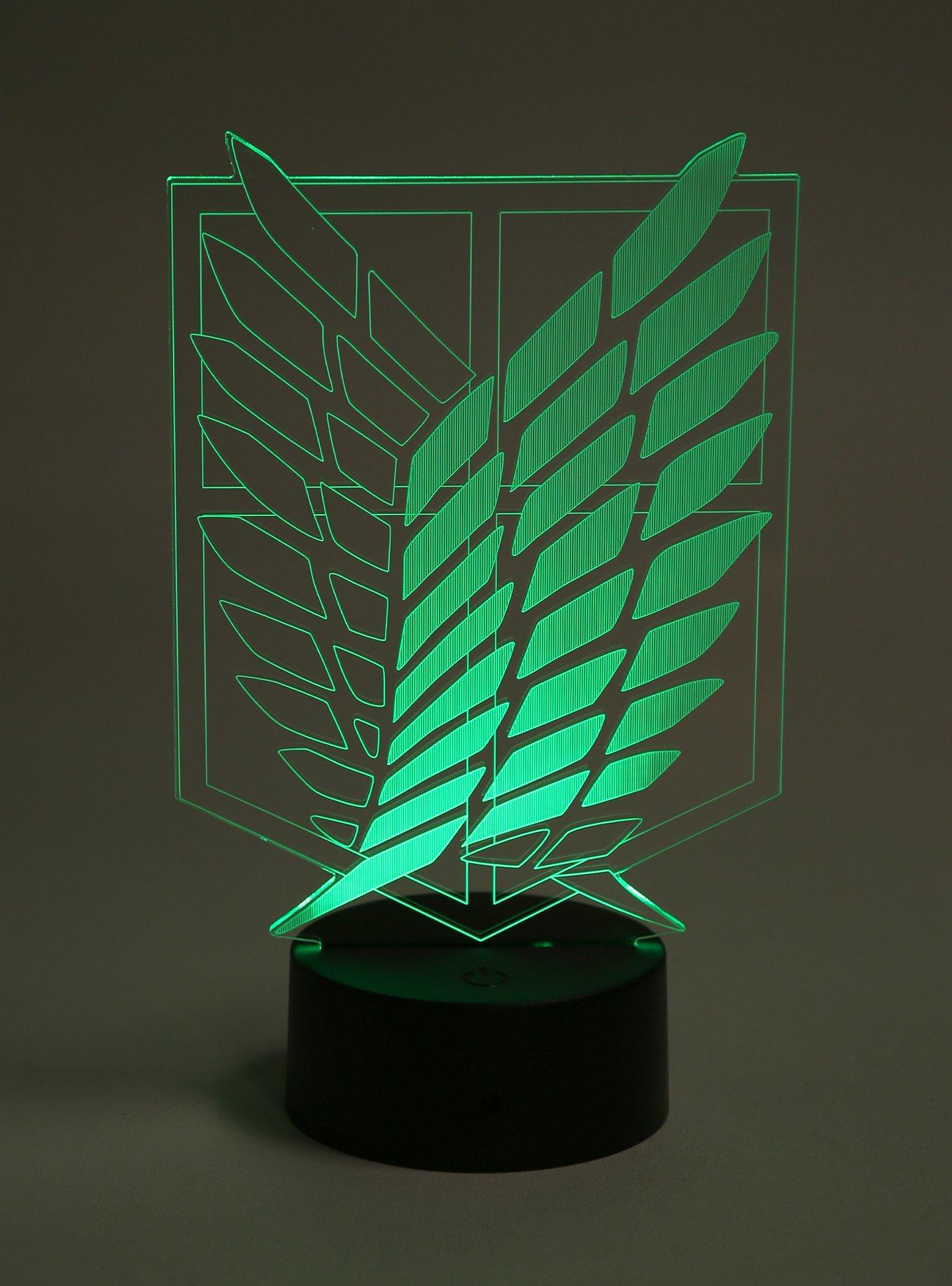 Otaku Lamps Attack On Titan Scout Regiment Acrylic Lamp, , hi-res