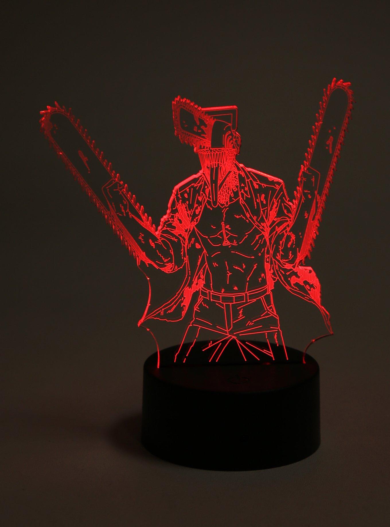 Otaku Lamps Chainsaw Man Acrylic Lamp, , alternate