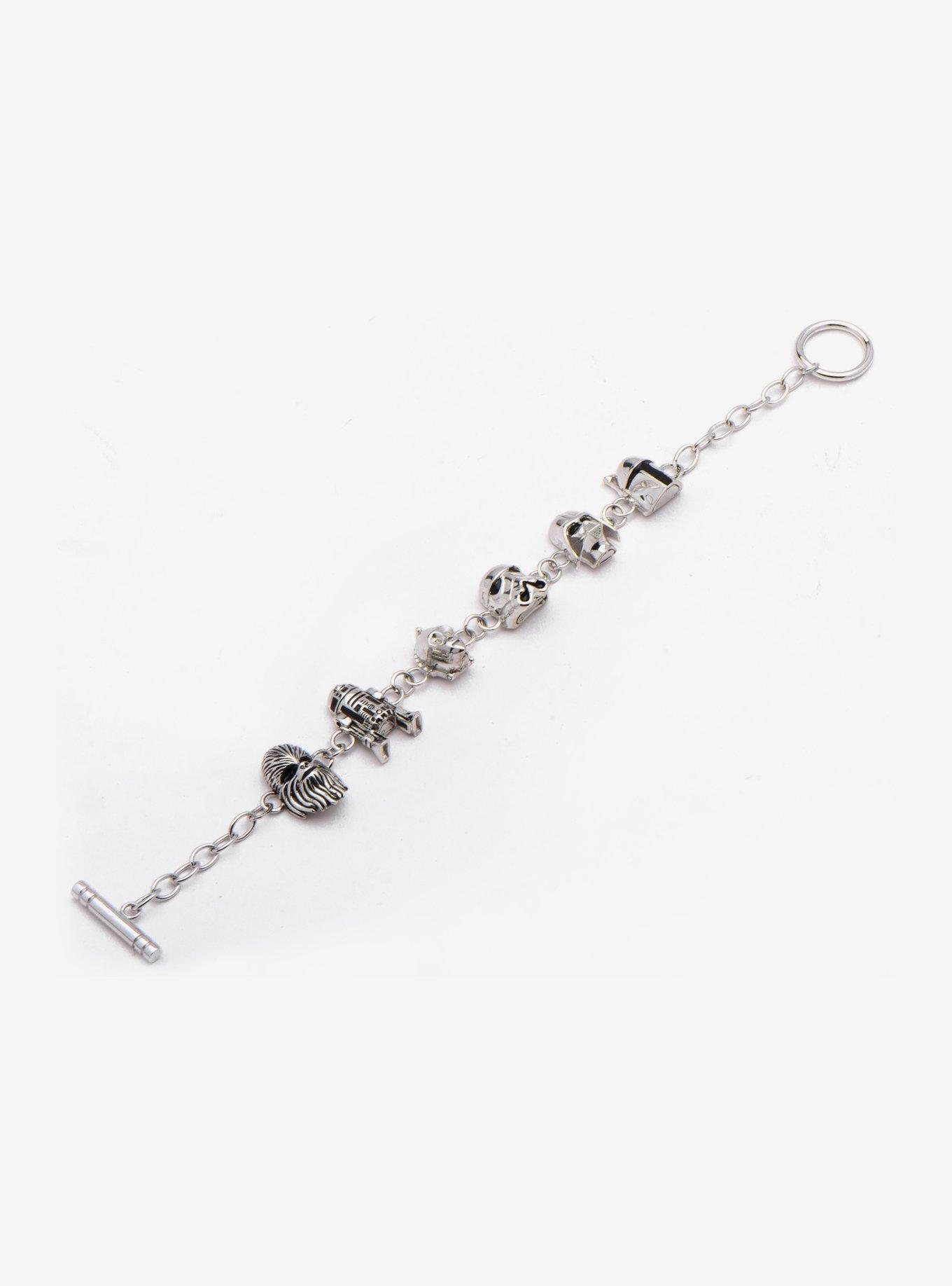 Star Wars Character Toggle Chain Charm Bracelet, , hi-res