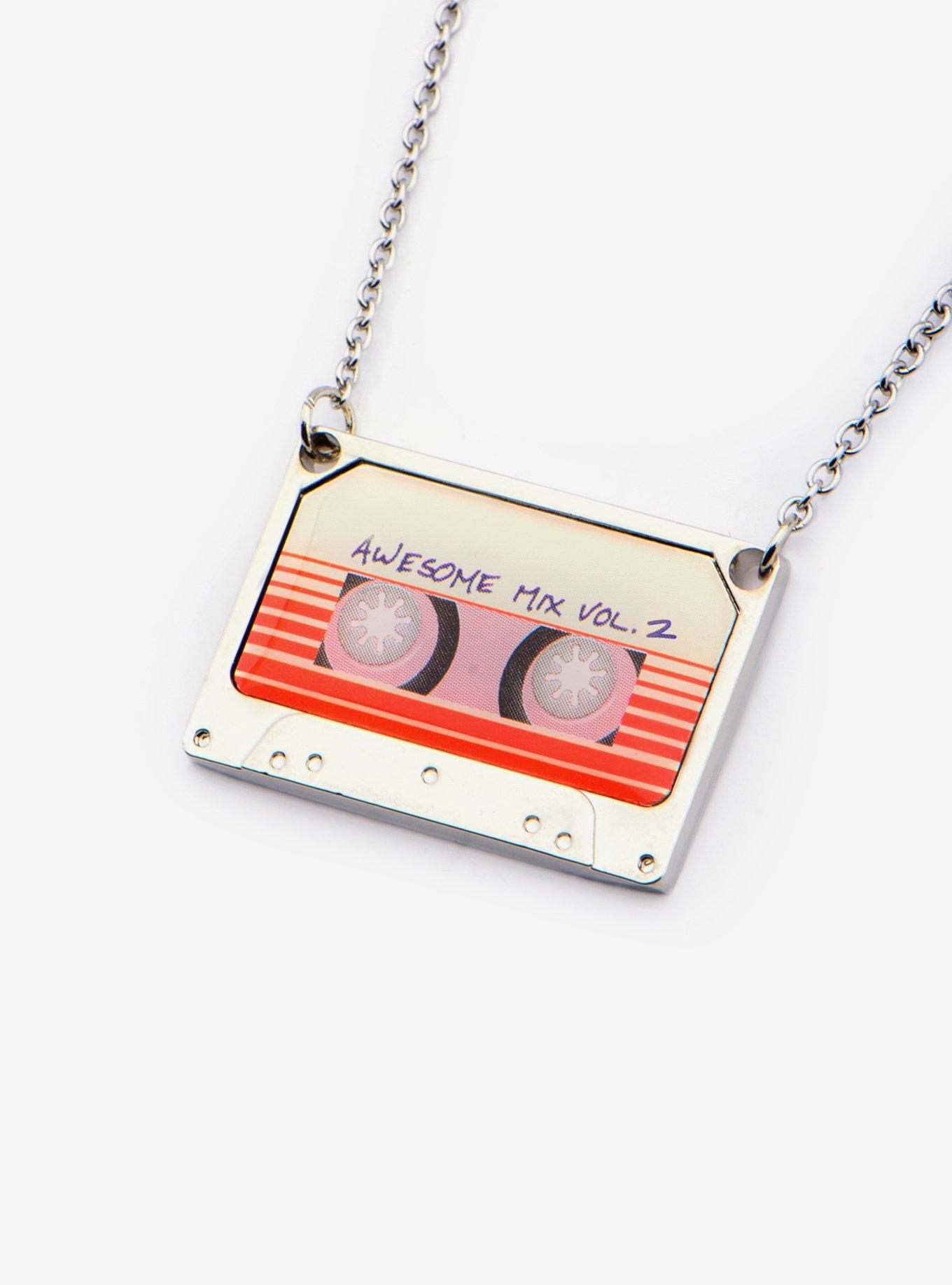 Marvel Guardians Of The Galaxy Cassette Tape Necklace, , alternate