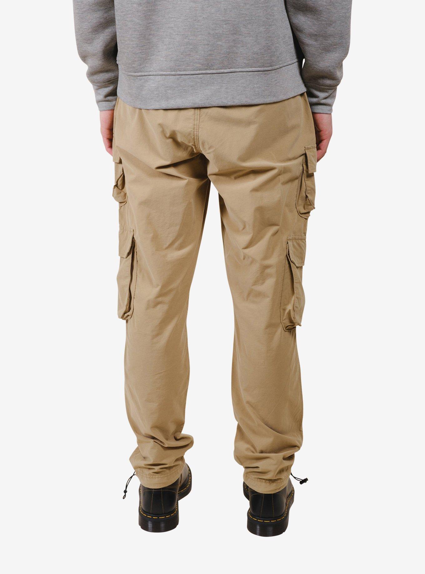 Khaki Stretch Twill Utility Pant, GREEN, alternate