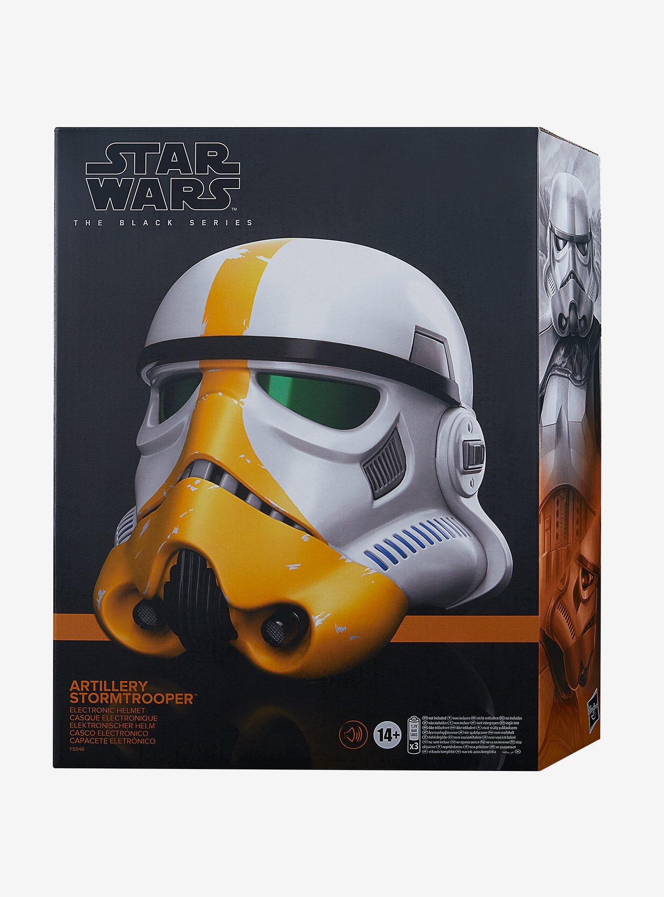 Star Wars The Black Series The Mandalorian Artillery Stormtrooper Helmet, , alternate