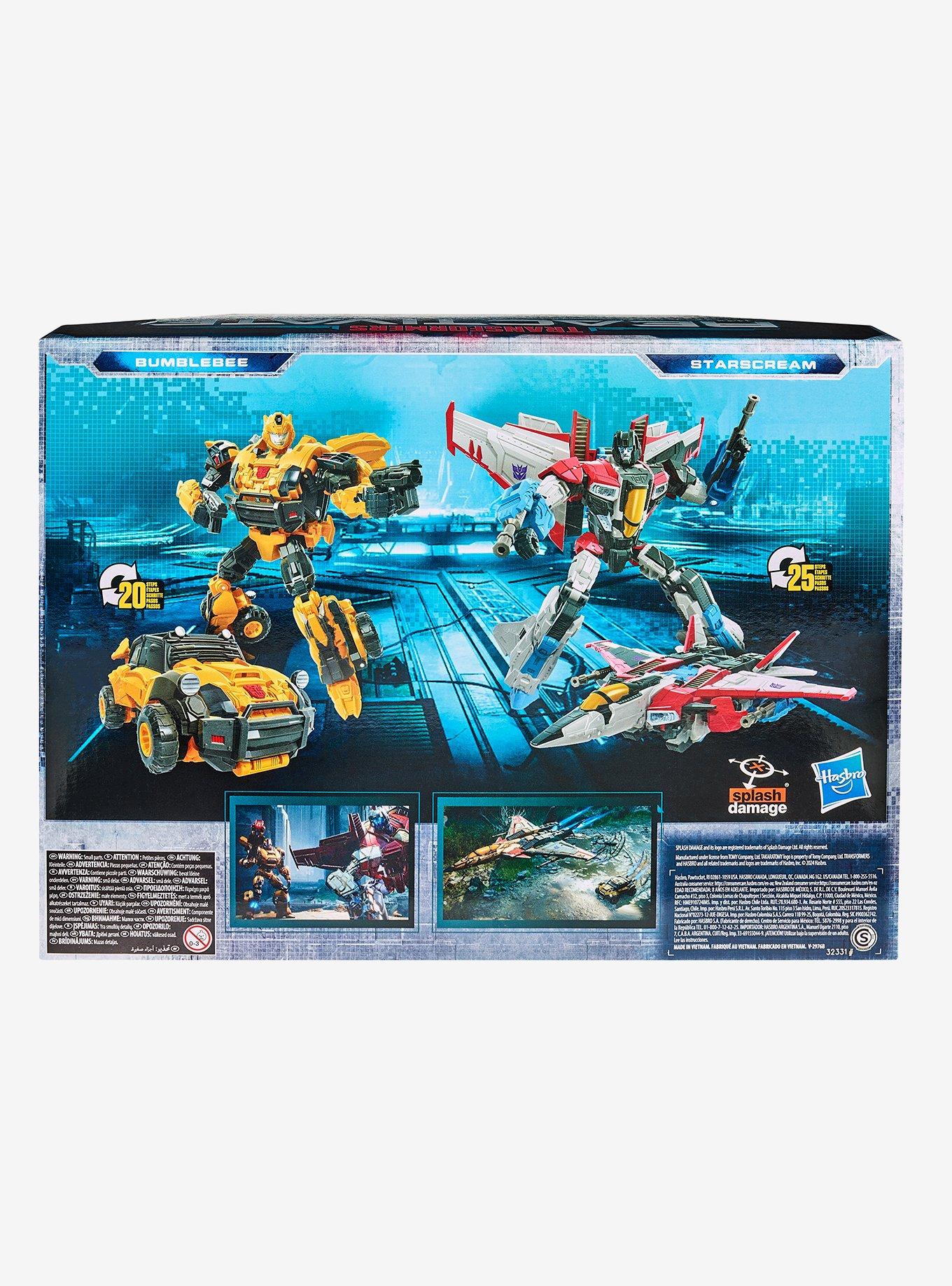 Transformers: Reactivate Bumblebee & Starscream Action Figure Set, , alternate