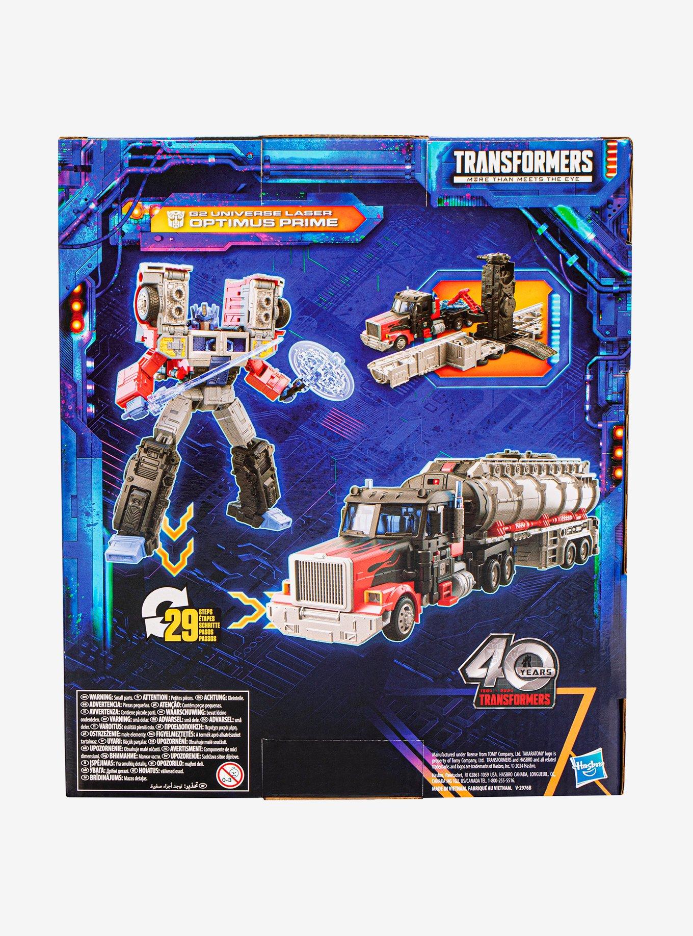 Transformers Legacy United Leader Class G2 Universe Laser Optimus Prime Action Figure, , alternate