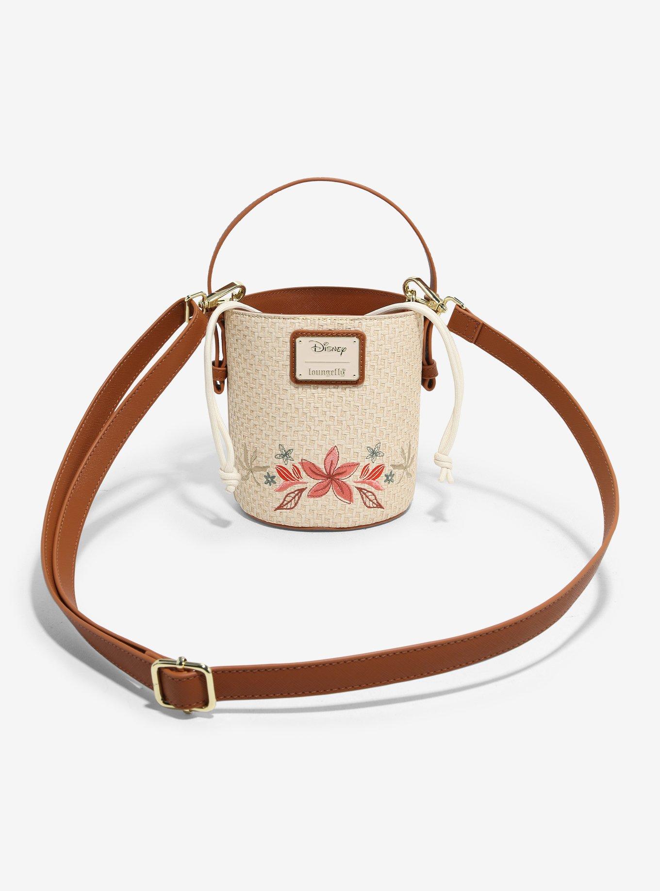 Loungefly Disney Lilo & Stitch Hula Group Floral Bucket Crossbody Bag - BoxLunch Exclusive, , hi-res