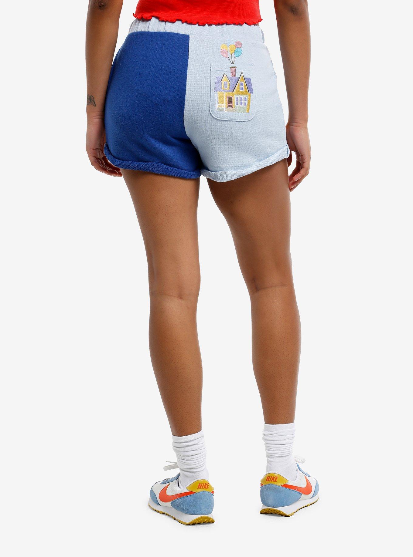 Her Universe Disney Pixar Up Dug Split Lounge Shorts, , hi-res