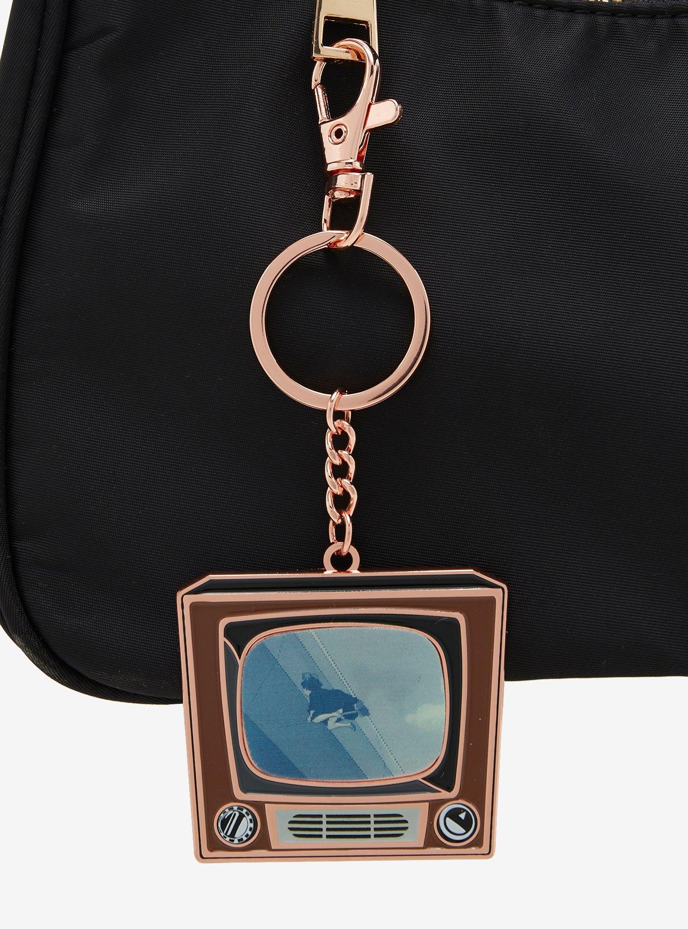 Studio Ghibli&reg; Kiki's Delivery Service Kiki Flying Television Lenticular Keychain, , alternate