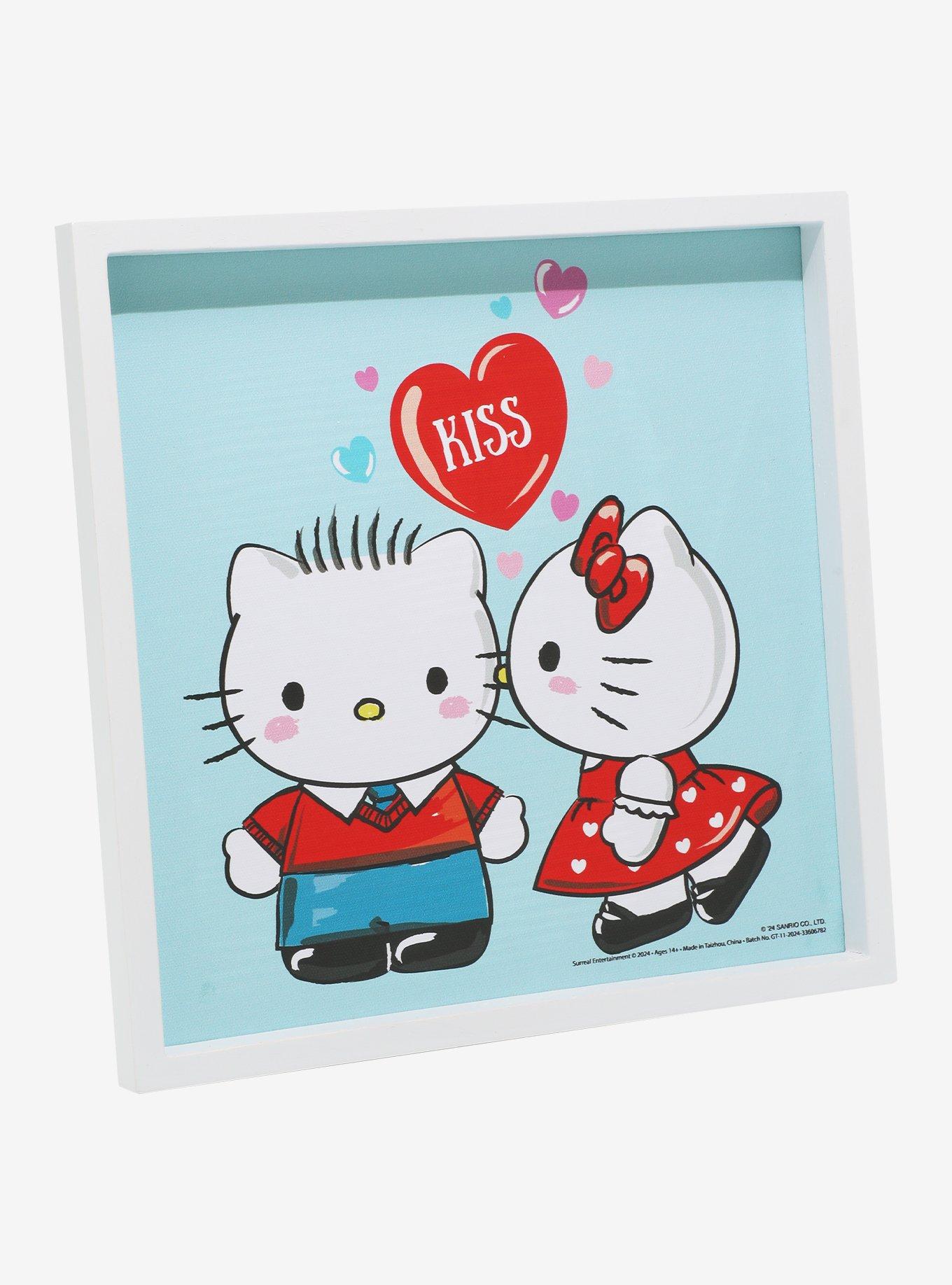 Hello Kitty & Dear Daniel Kiss Framed Wall Art, , hi-res