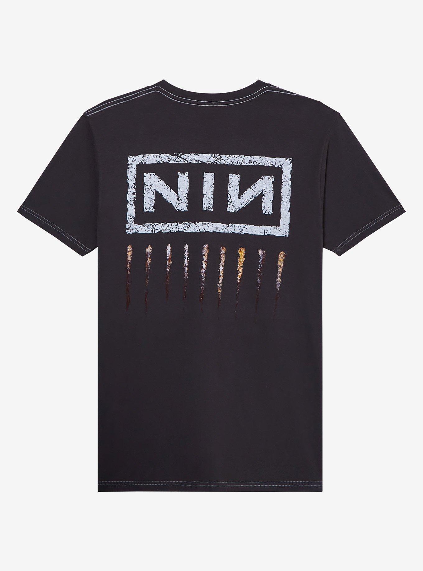 Nine Inch Nails The Downward Spiral Pigment-Dye Relaxed Fit Girls T-Shirt, , hi-res