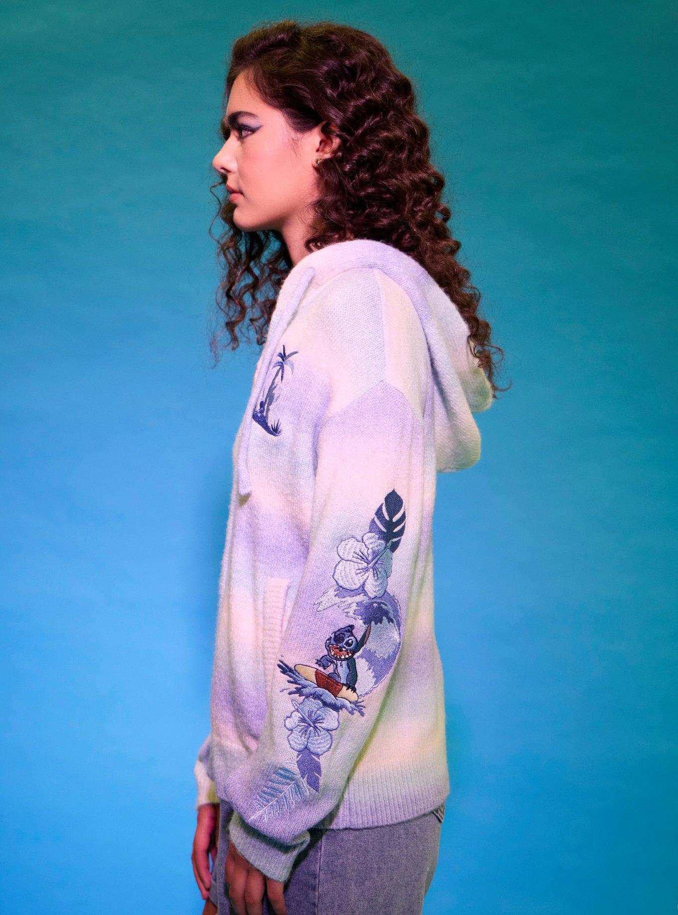 Her Universe Disney Lilo & Stitch Surfing Stitch Hoodie, BLUE, alternate