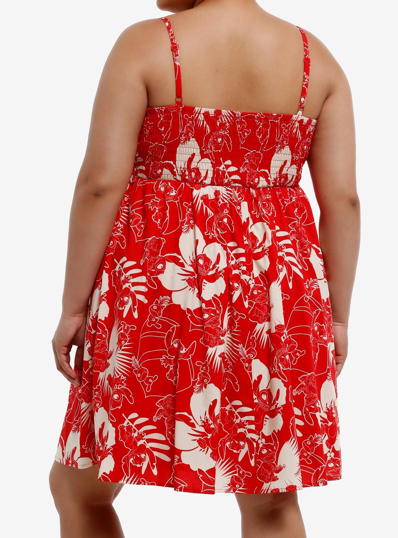 Her Universe Disney Lilo & Stitch Tropical Cutout Dress Plus Size, MULTI, alternate