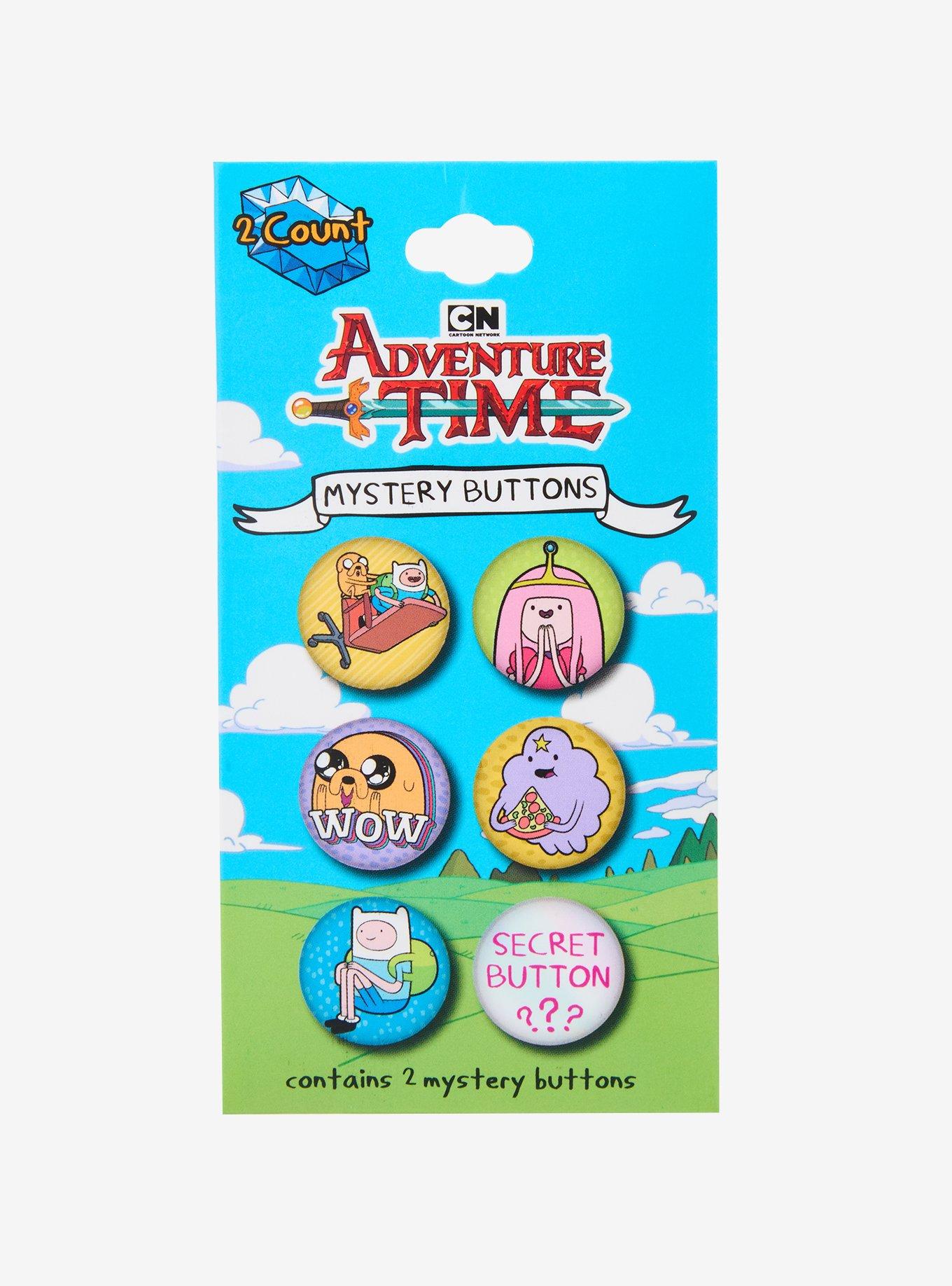 Adventure Time Characters Blind Box Button Set