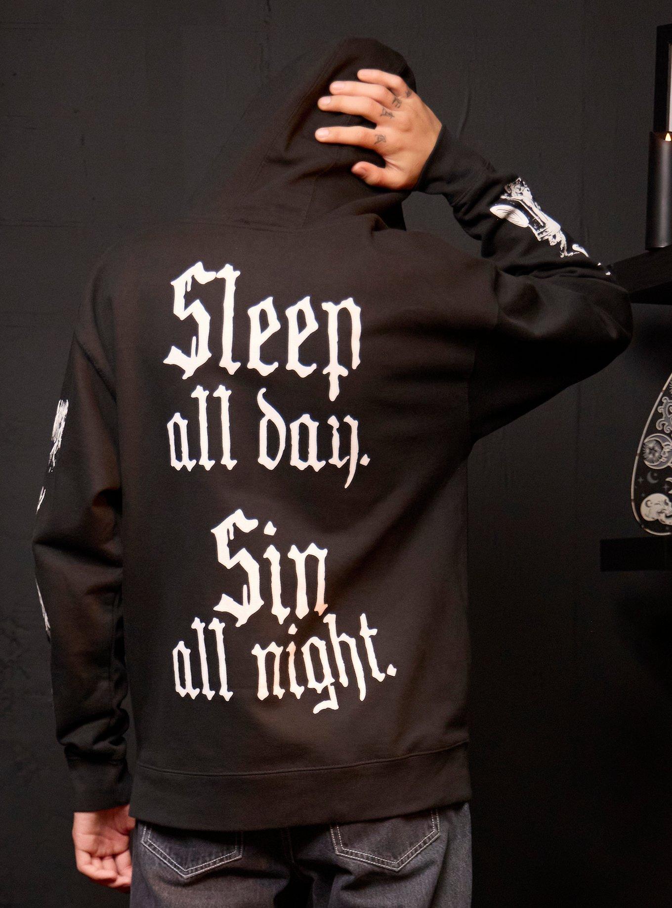 BlackCraft Metal Raccoon Hoodie, BLACK, alternate