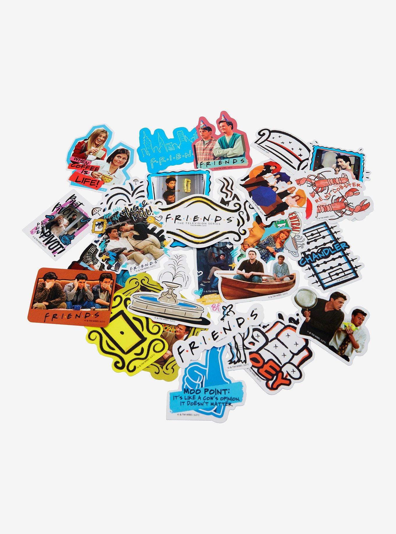 ConQuest Journals Friends Besties Sticker Pack, , alternate