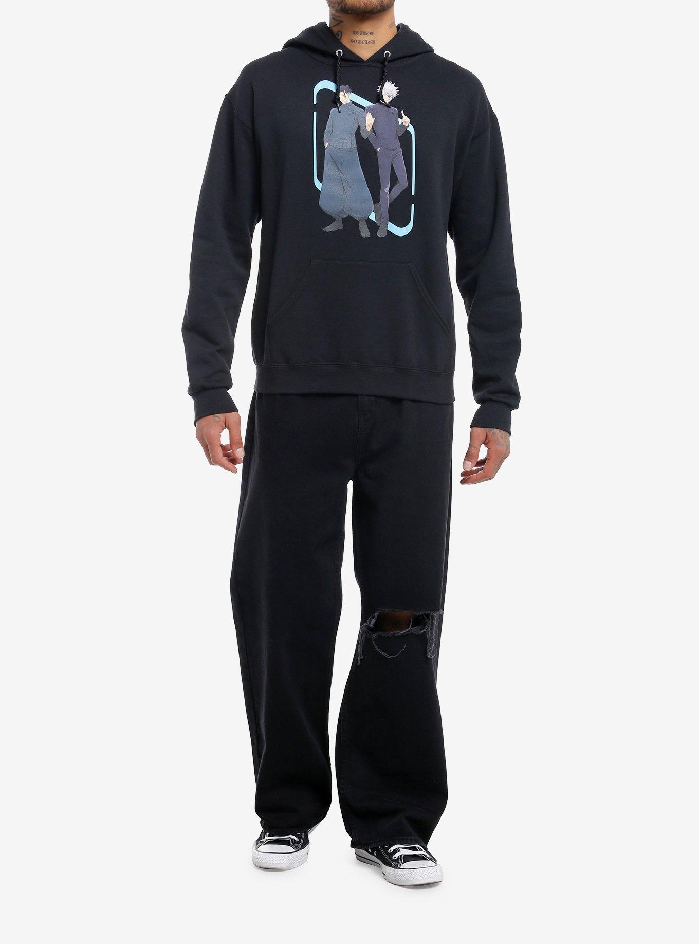 Jujutsu Kaisen Trio Double-Sided Hoodie, BLACK, alternate