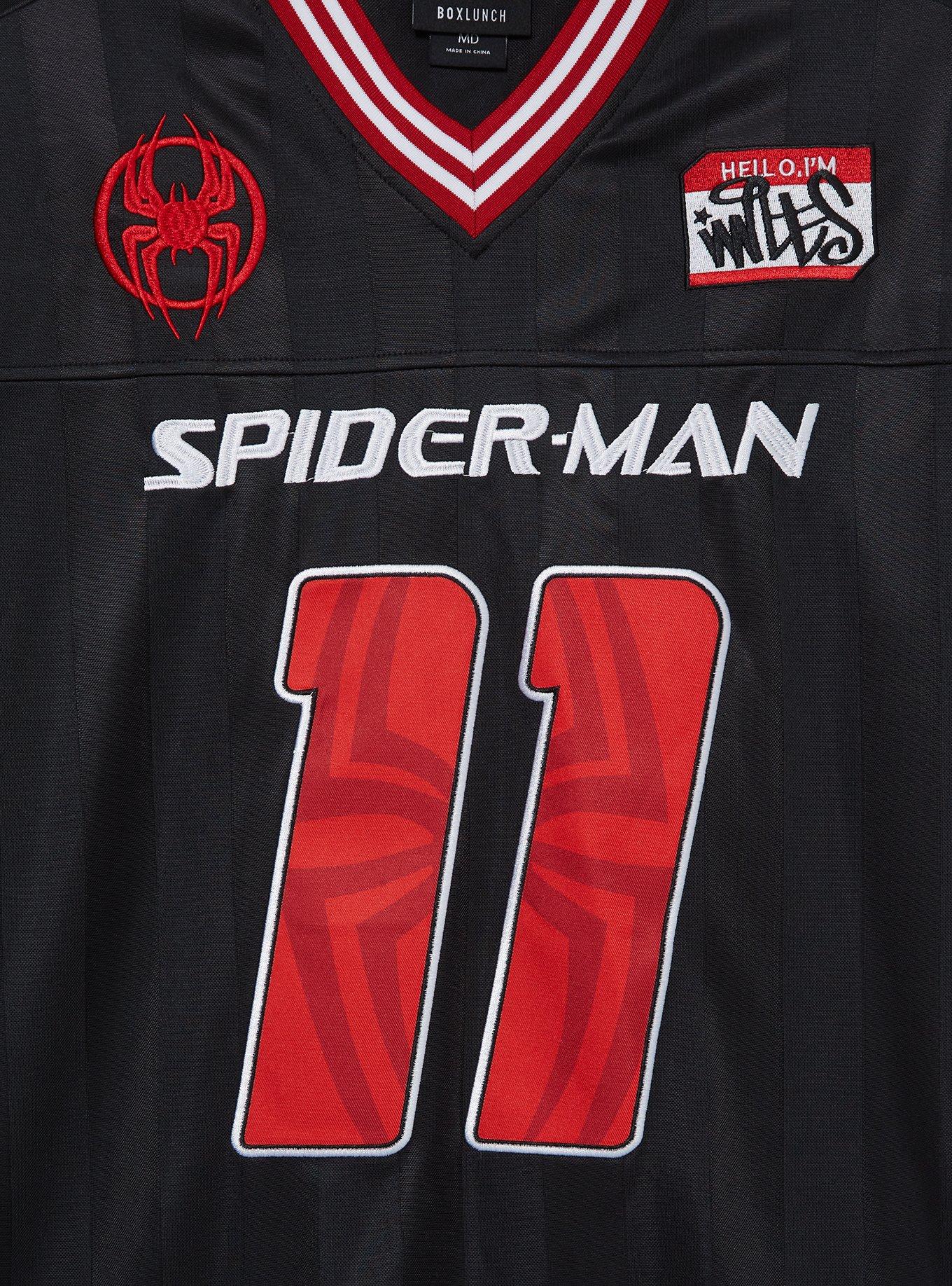 Marvel Spider-Man: Across the Spider-Verse Miles Morales Jersey — BoxLunch Exclusive, BLACK, alternate