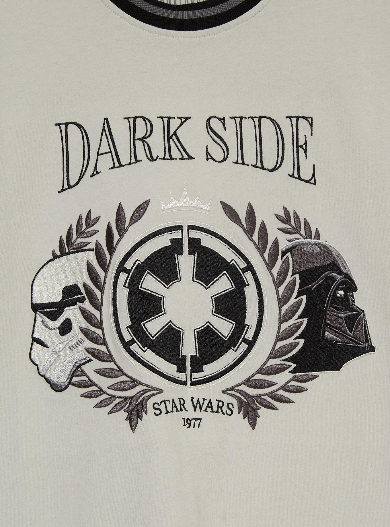 Star Wars Dark Side Empire Crest Ringer T-Shirt - BoxLunch Exclusive, , hi-res